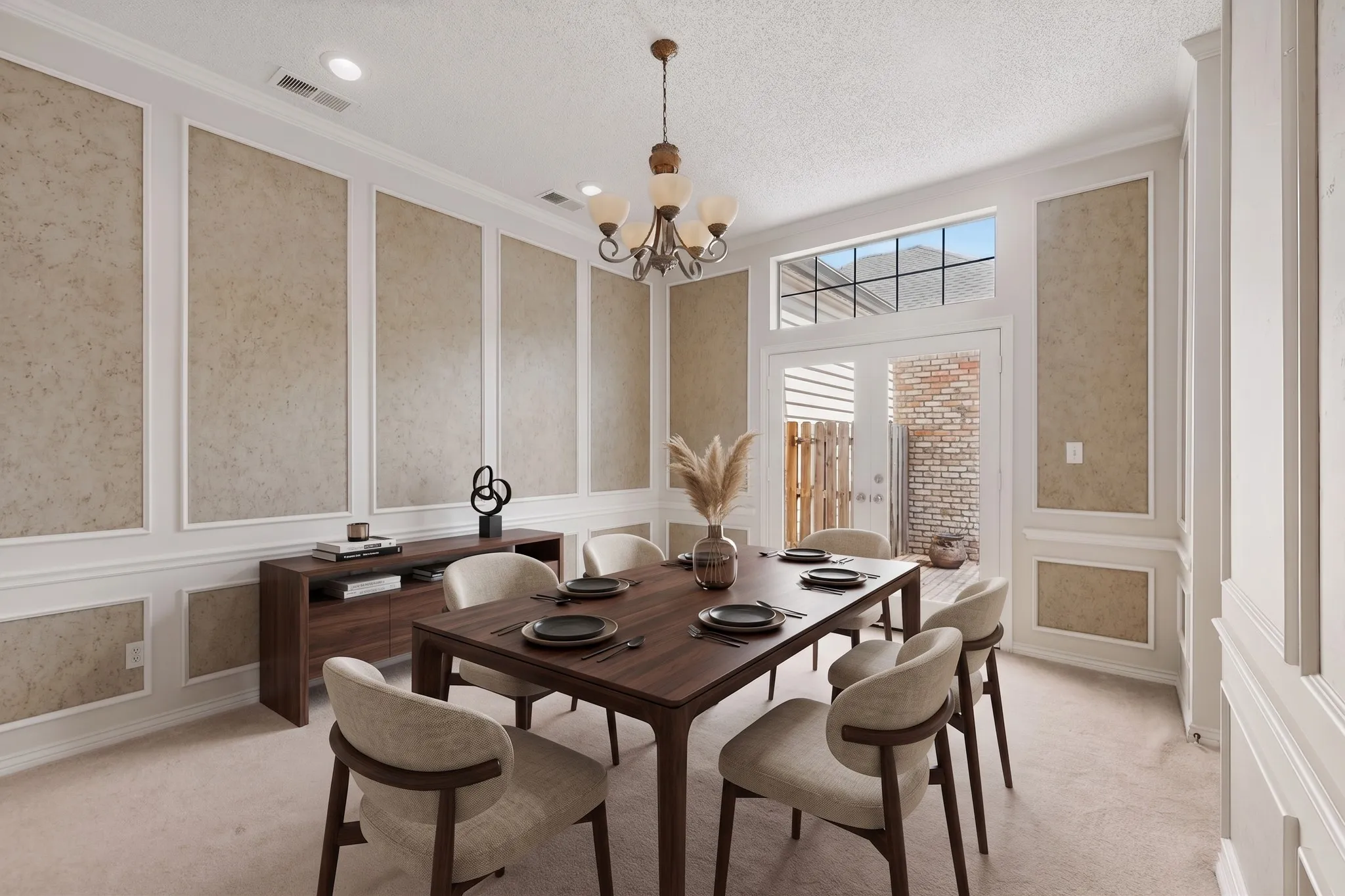This room is virtually staged