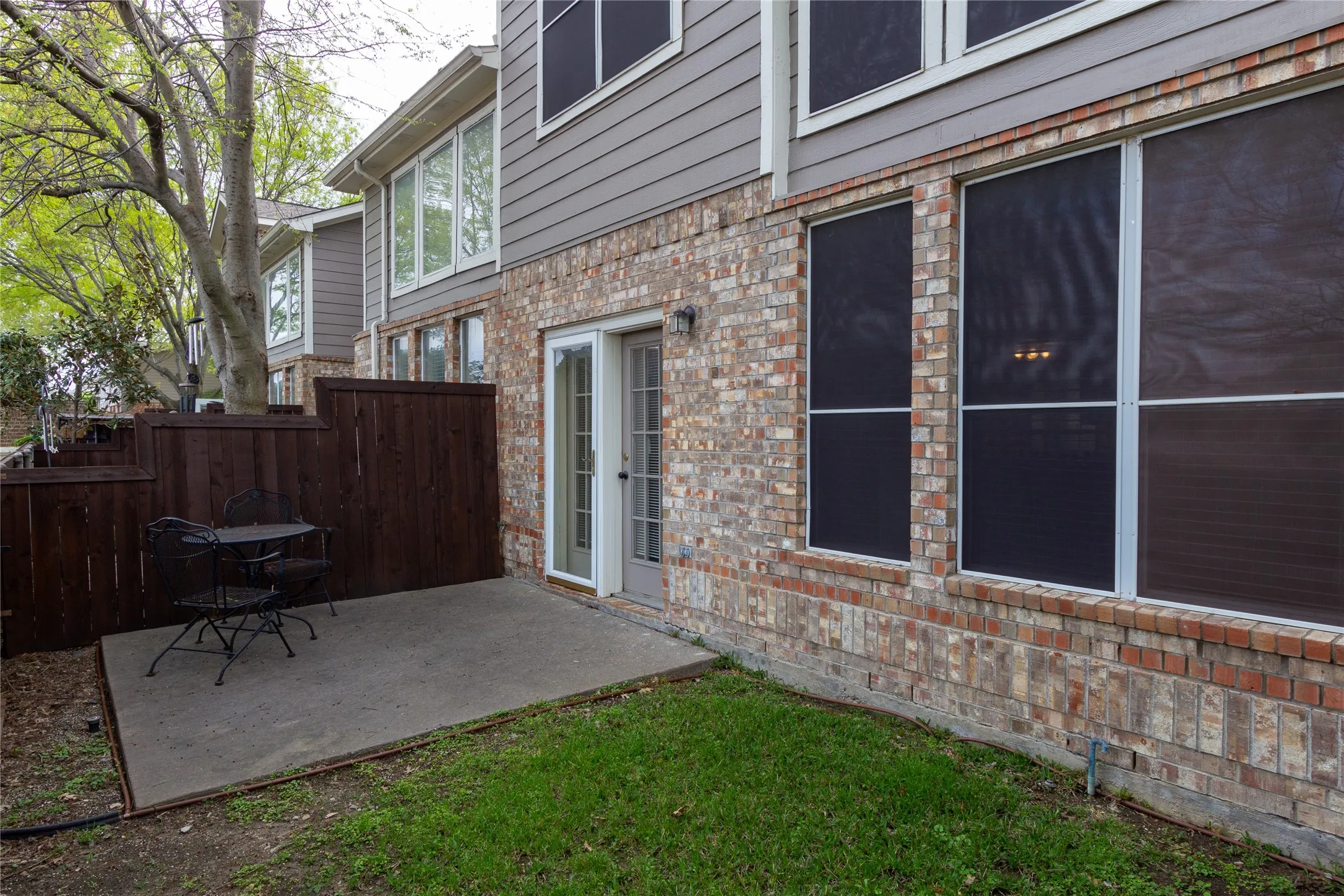 Patio in the back