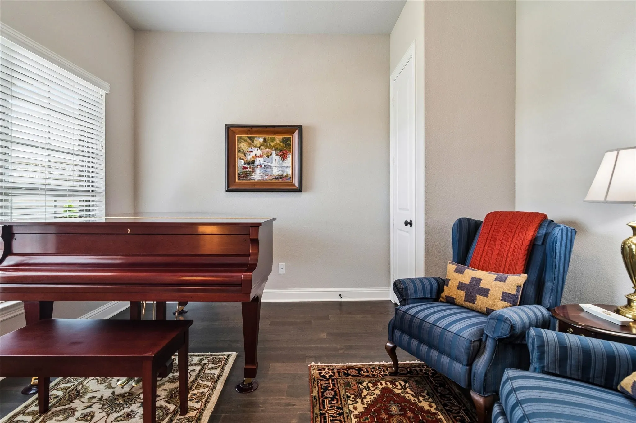 Fifth bedroom off the front of the home. Would also make a great office, study or craft room