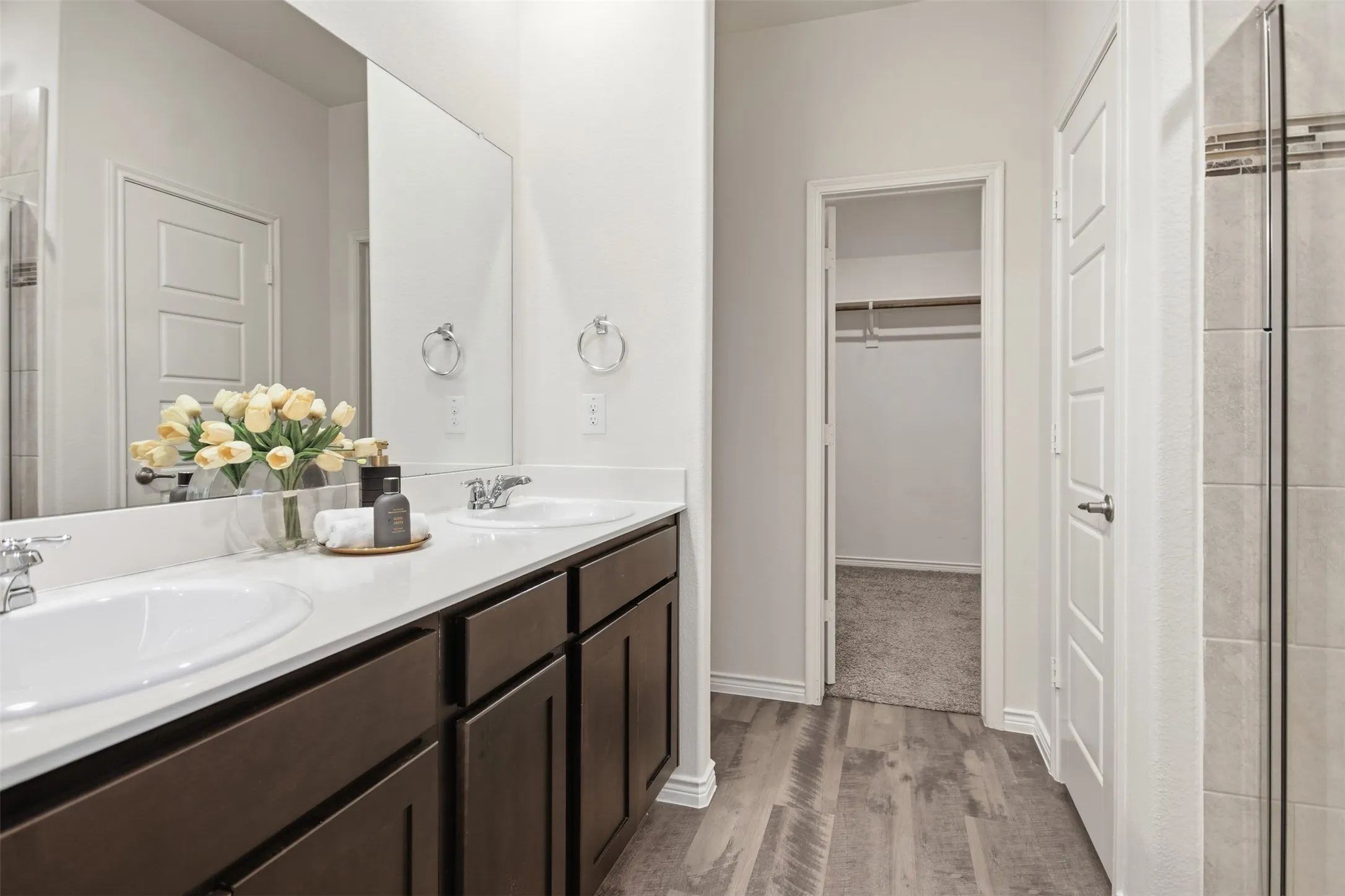 Primary Bathroom with dual sinks