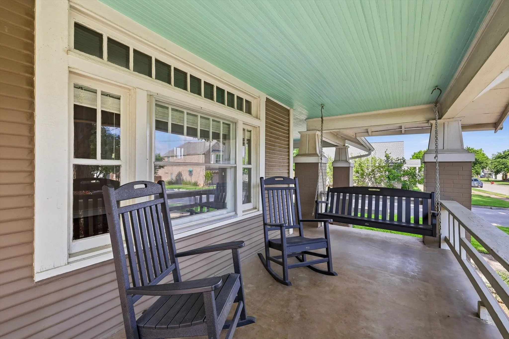 Expansive covered patio.