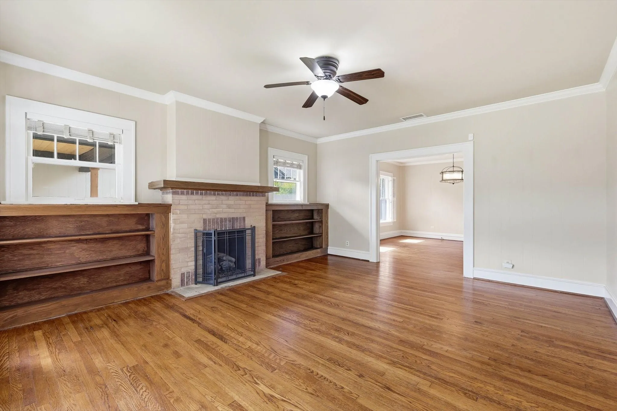 Open-concept living space