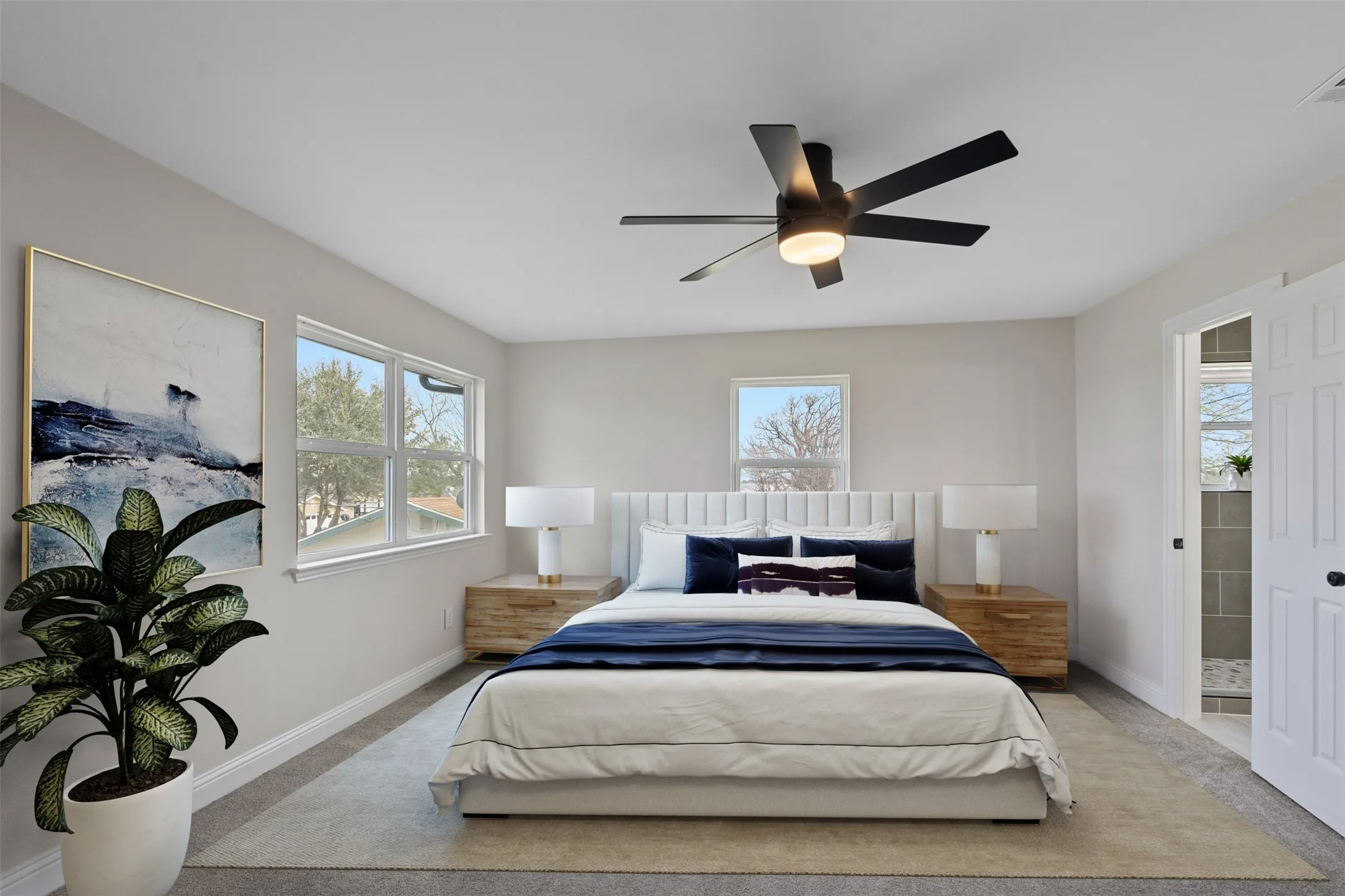 Wake up to peaceful lake views right from your window