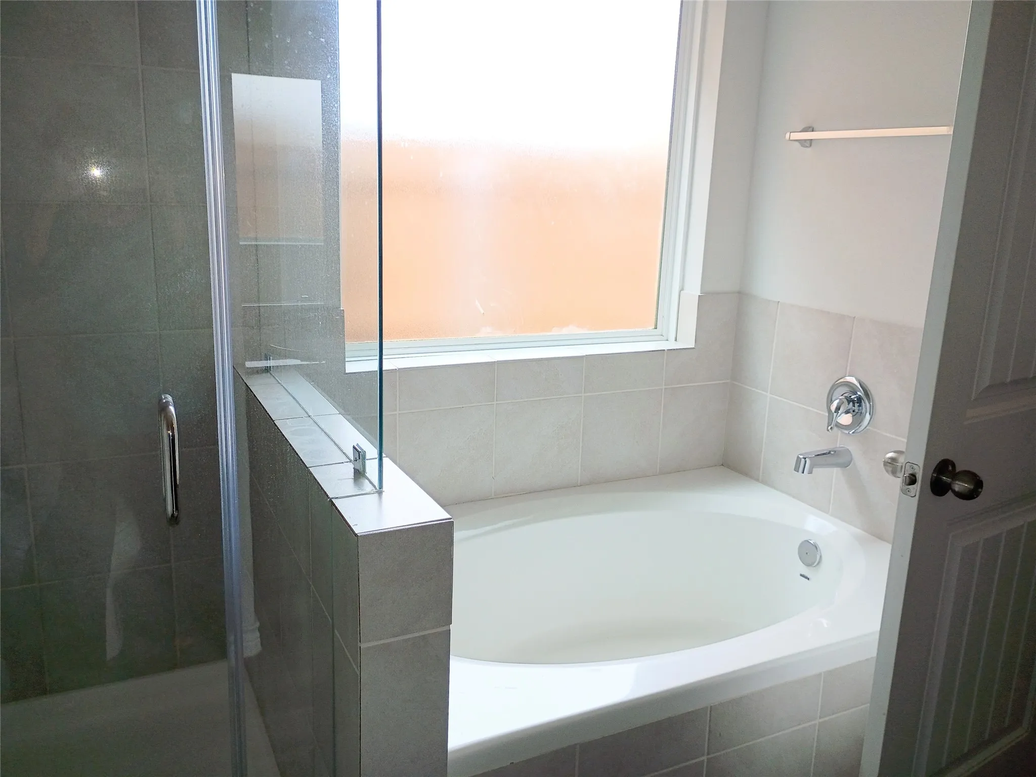 Garden bash, separate shower