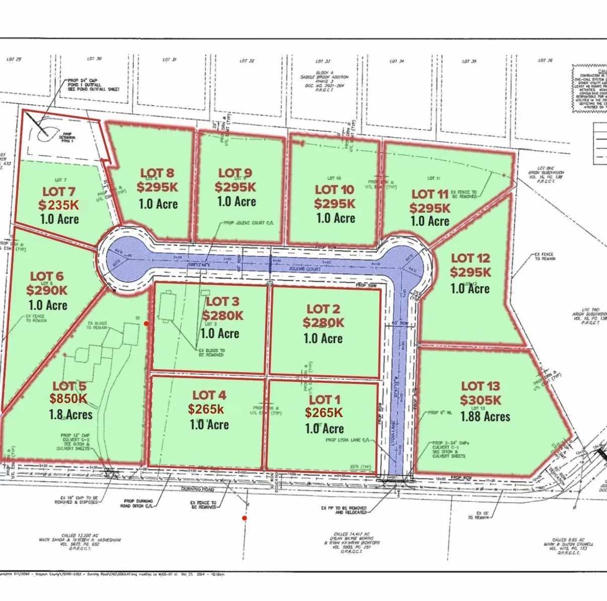 Unimproved Land For Sale in Grayson County , TBD Jolene Court 7, Van Alstyne, Texas 75495, 0, 0, Garage spaces, 0 Sqft, built in 0, Price $235,000, mls#21270495, Real Estate Agent in Van Alstyne, Homes For Sale in Grayson county, Homes For Sale in Van Alstyne, Realtor in Van Alstyne Texas, Real Estate Brokerage Independent Realty Texas, Luminita Cordes Realtor