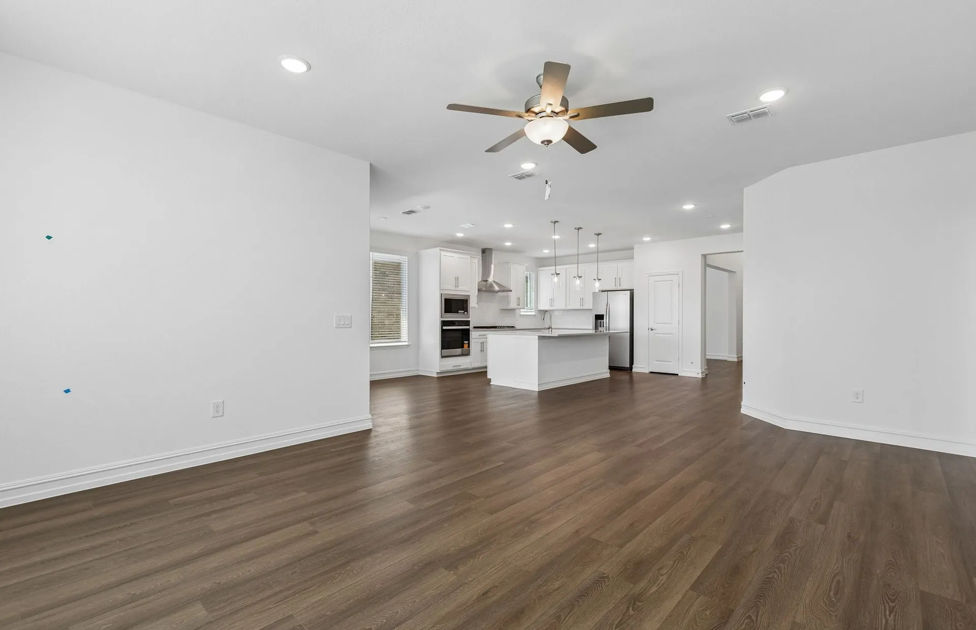 Open concept living area