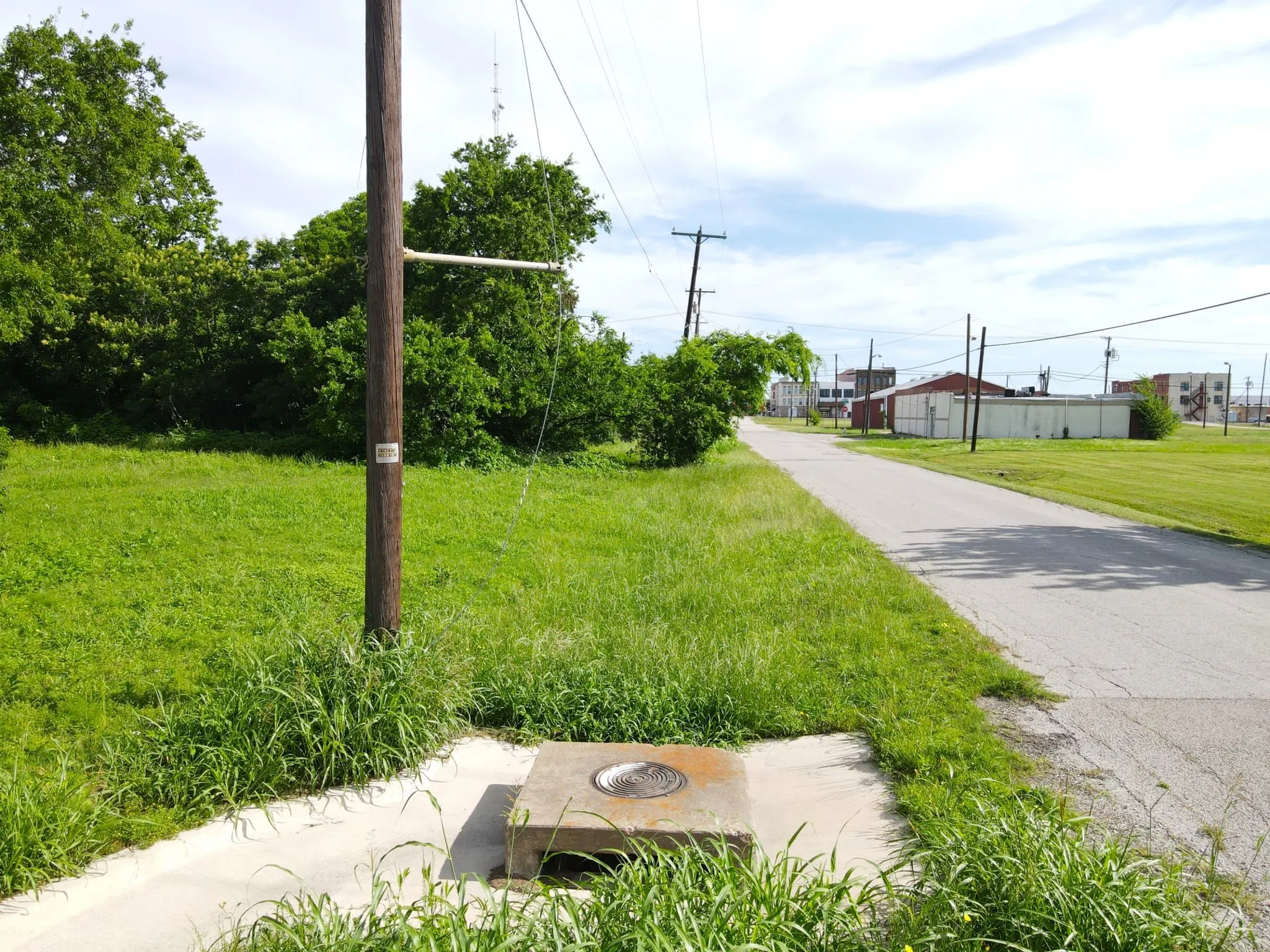 View of asphalt street