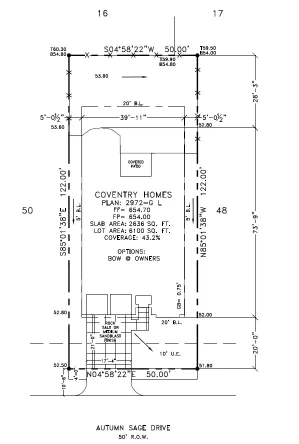 1844 Autumn Sage Plot Plan