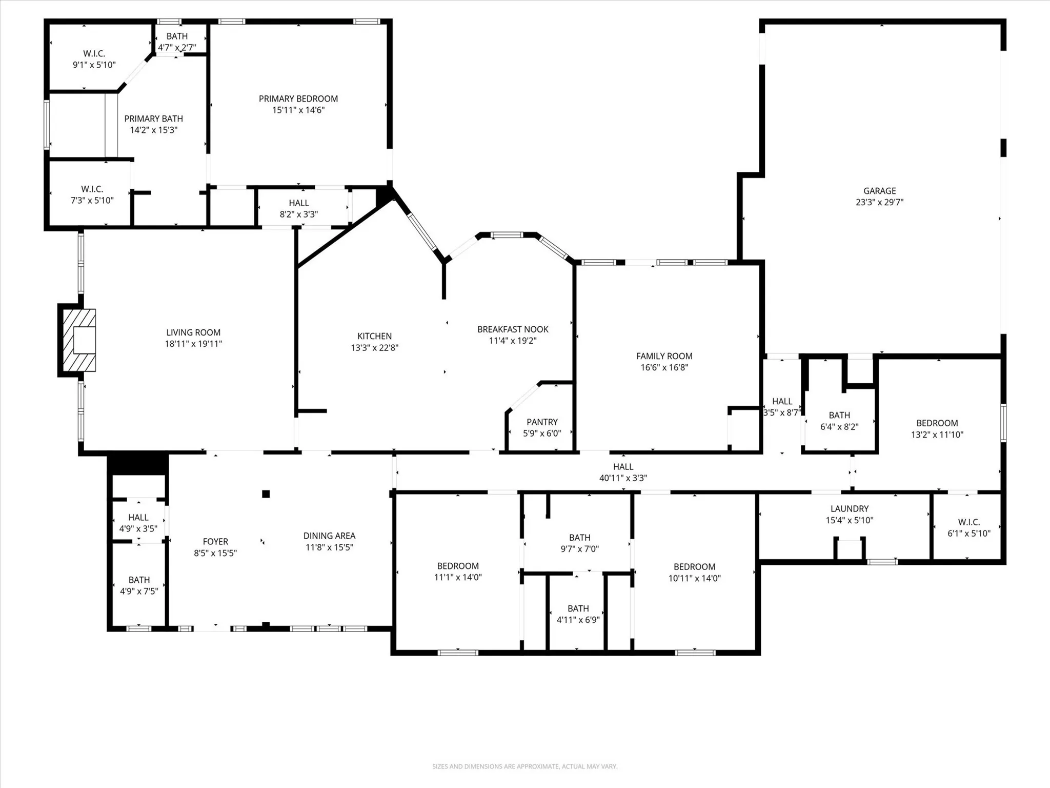 Privately placed Primary Bedroom