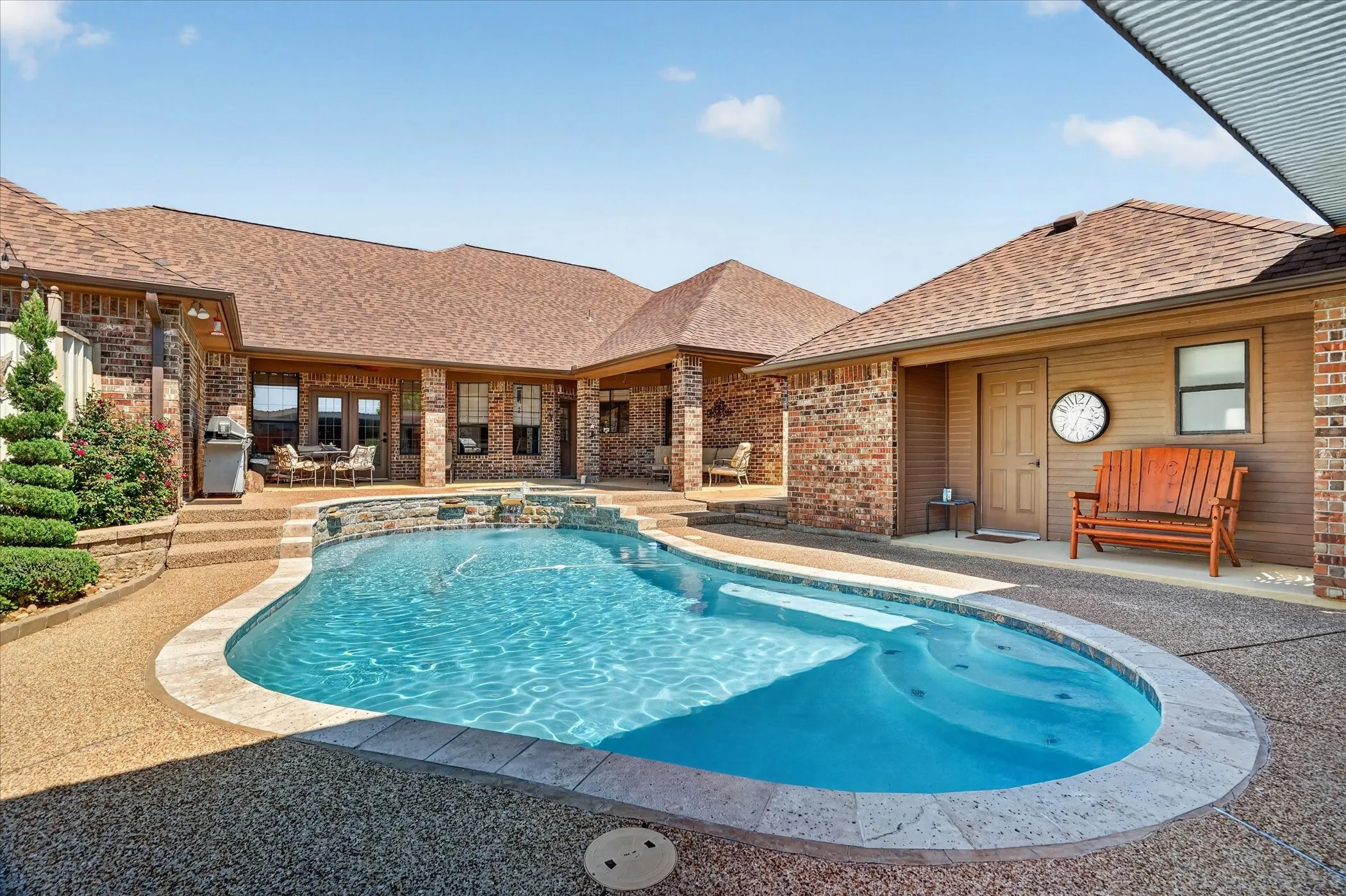 Pool and spa