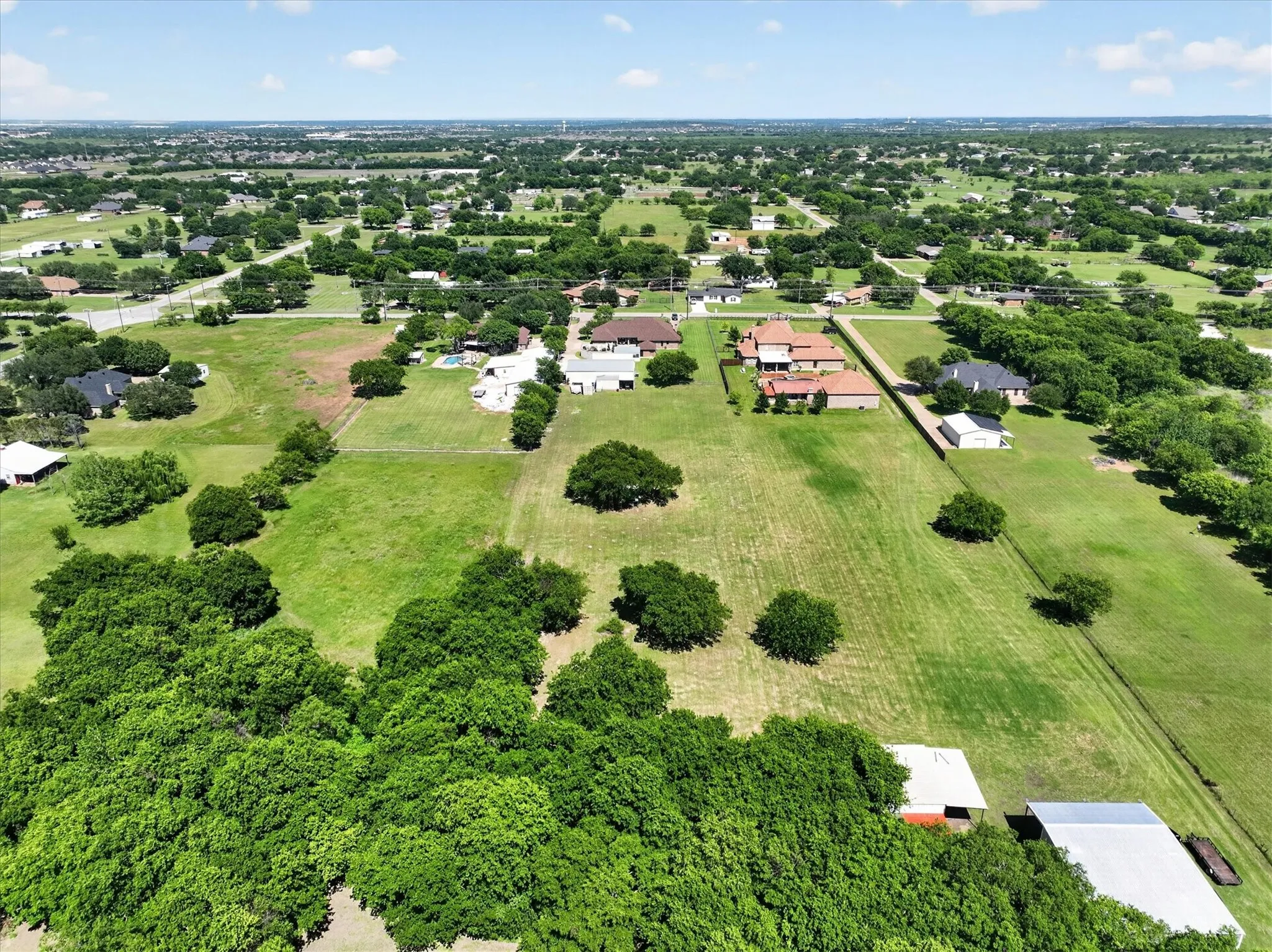 Spacious back yard away from road.