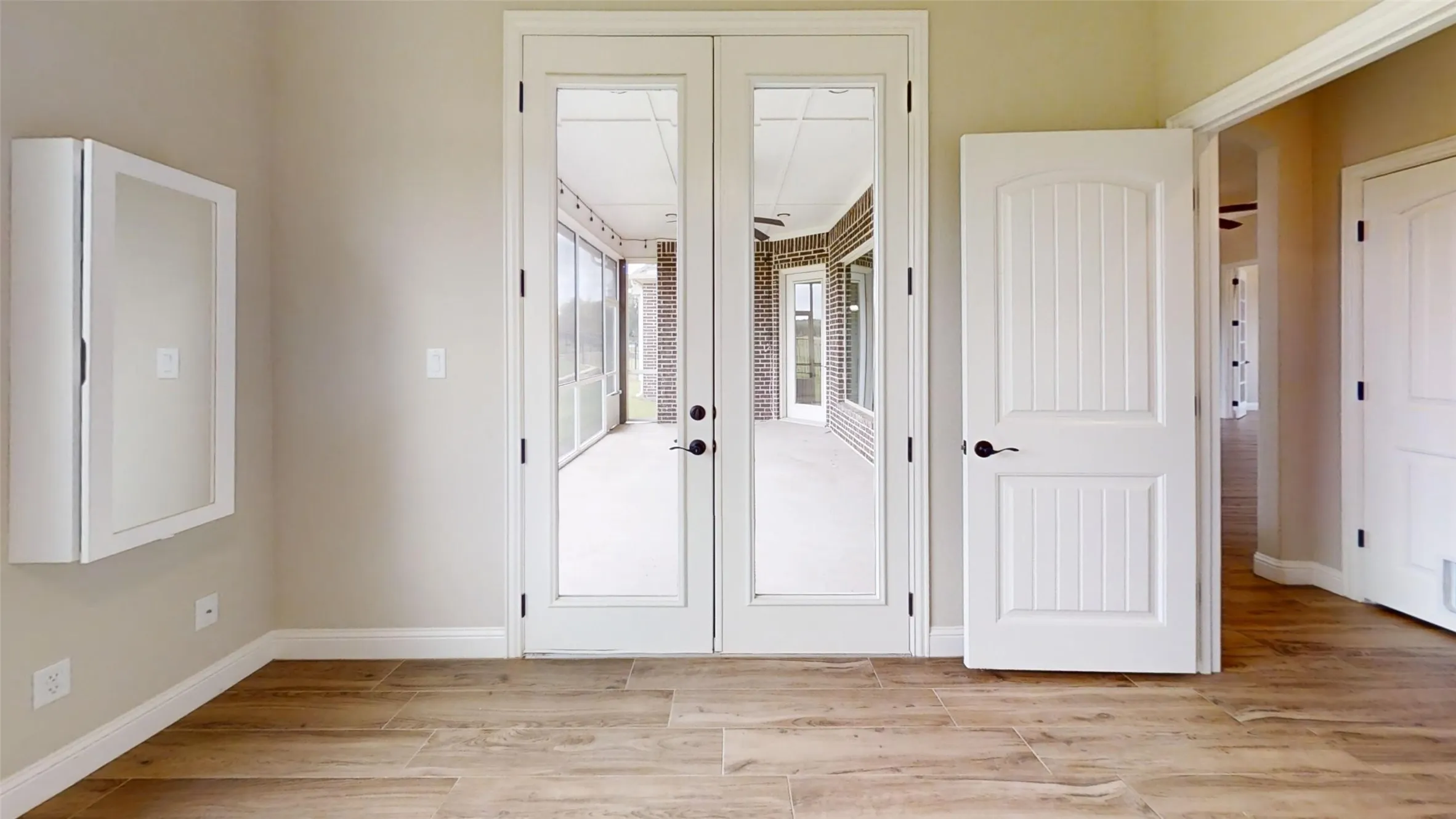 bedroom with access to the porch