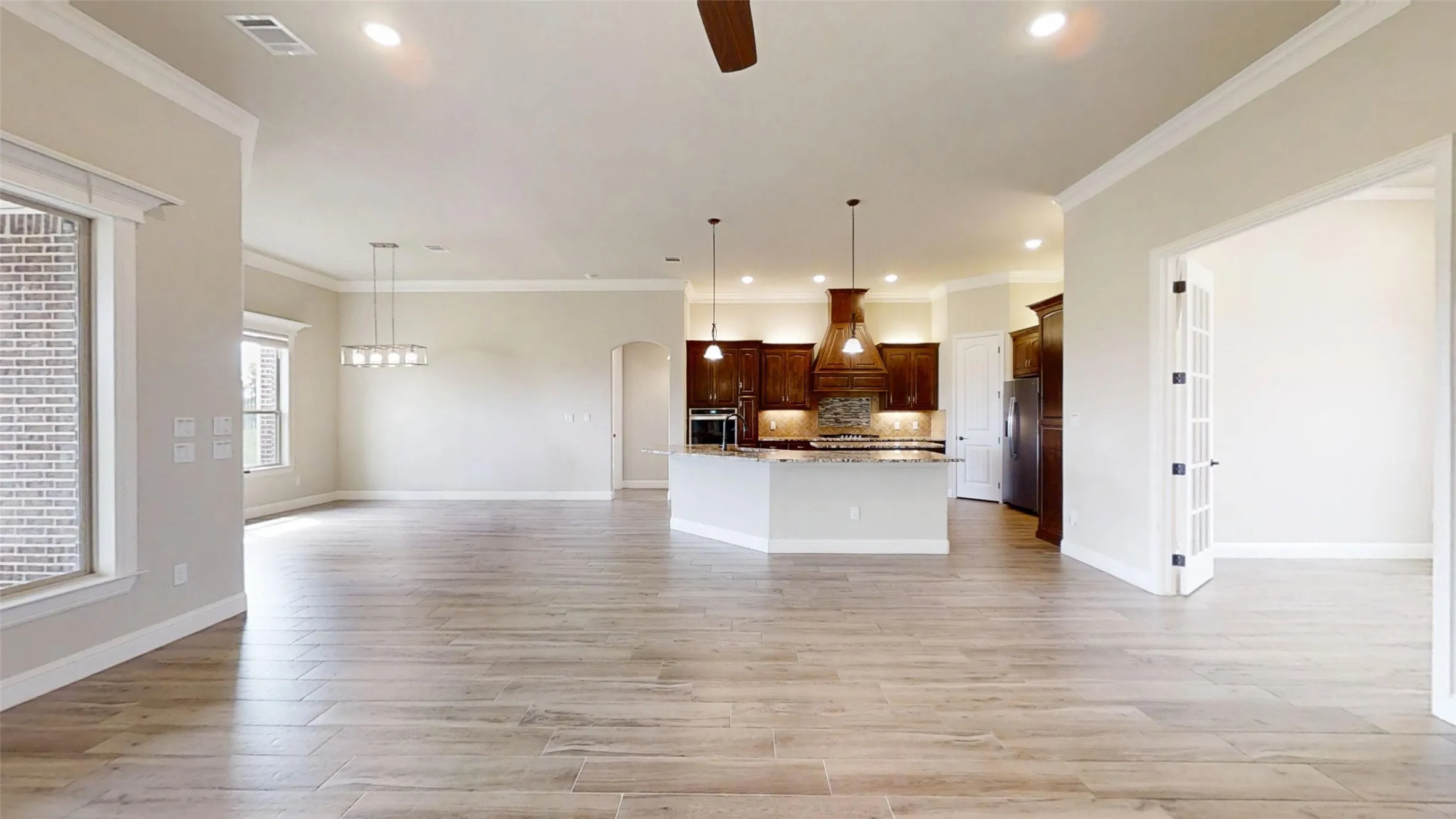 Open view for entertaining