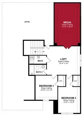 Beazer Homes Goodland Avalon floorplan