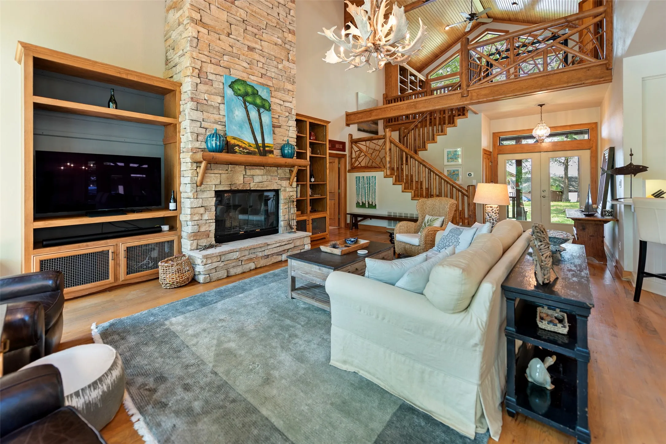 Looking toward the loft