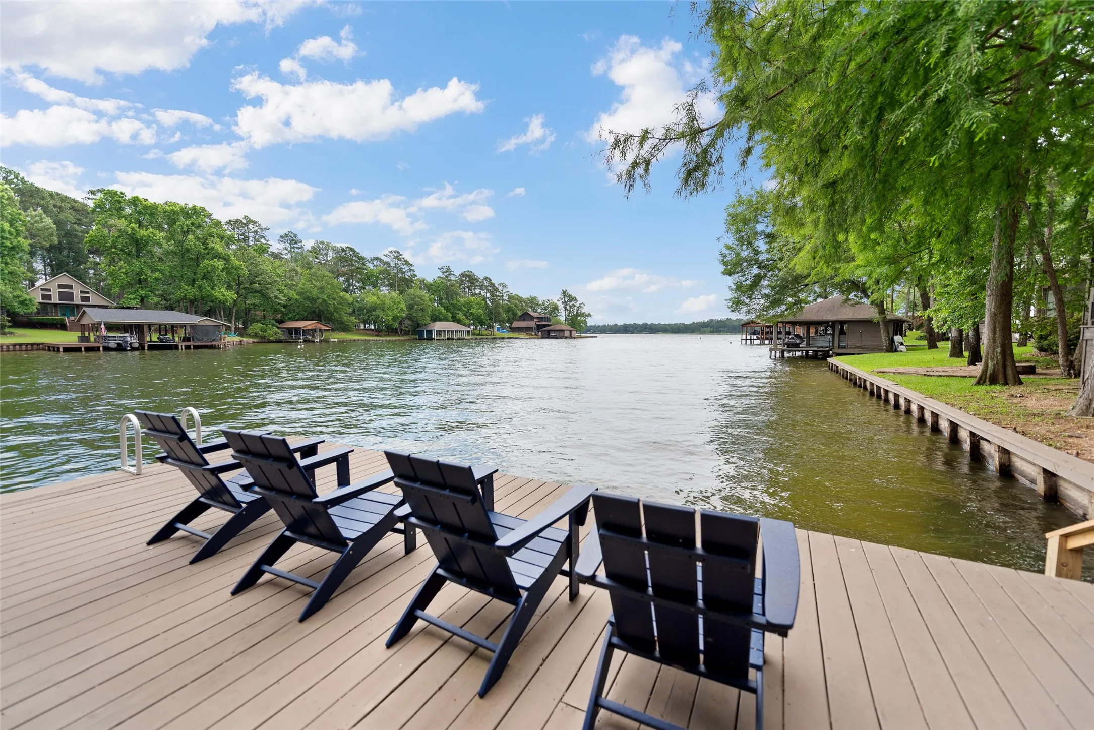 View from the dock