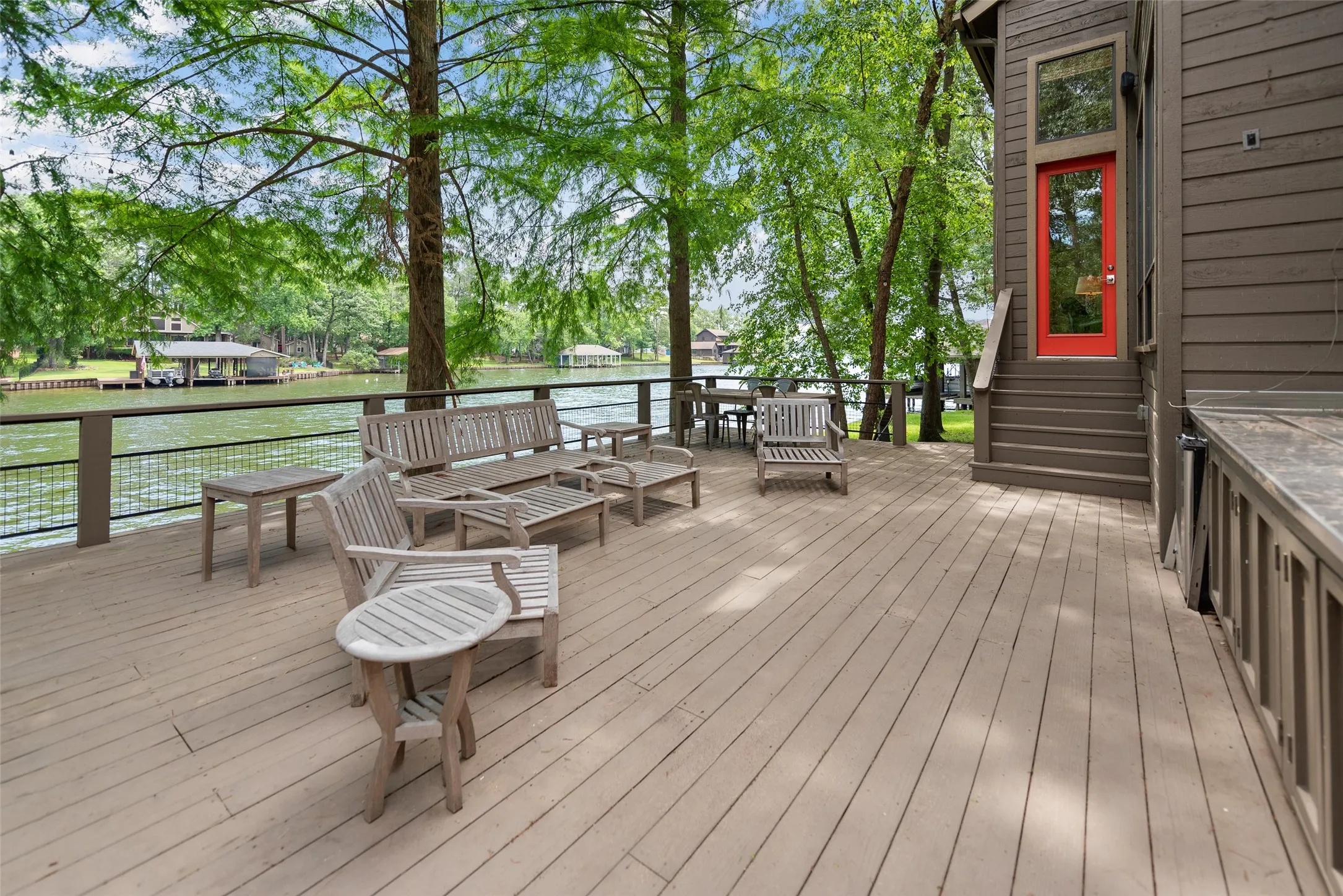 Lots of deck area