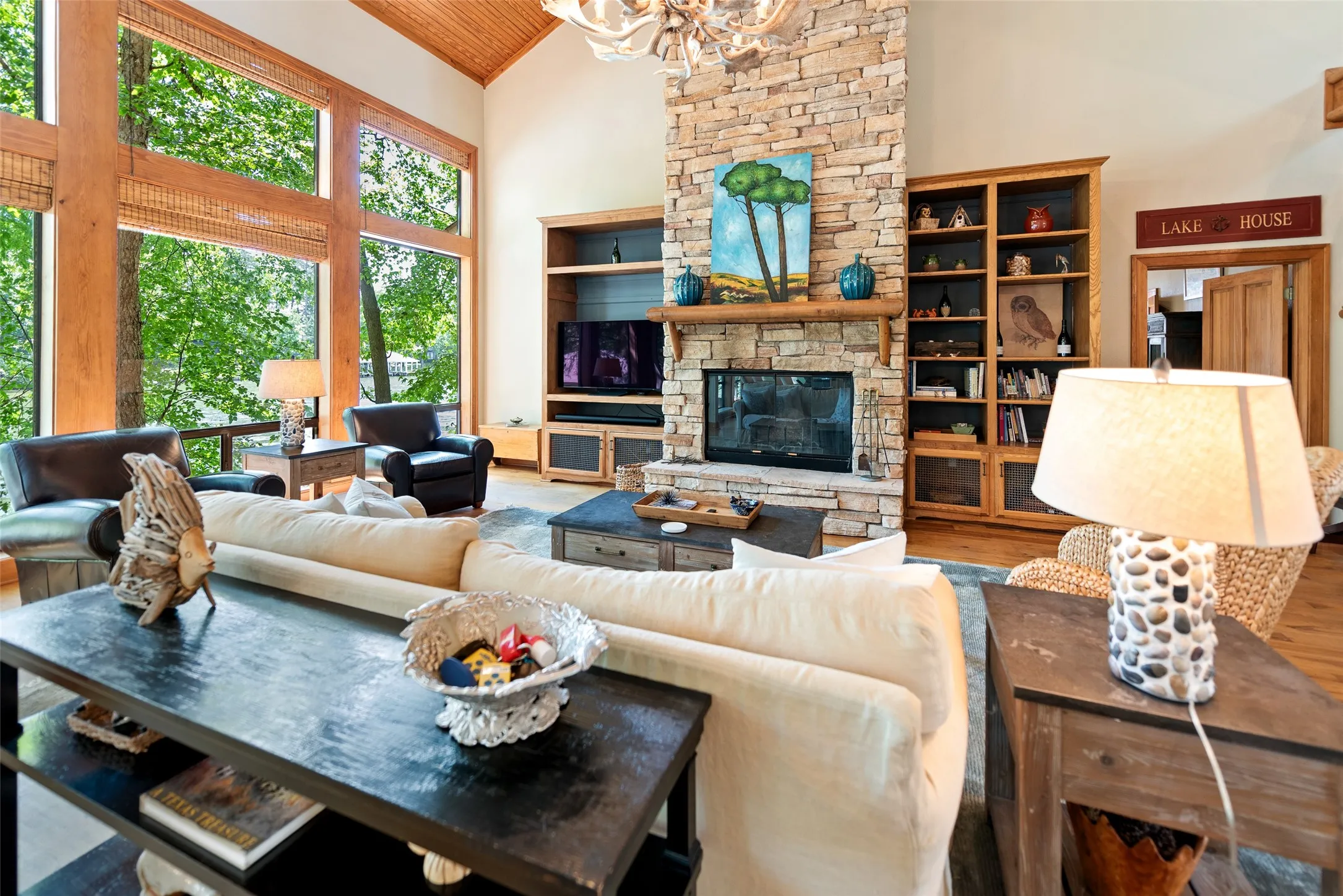 From dining to living area