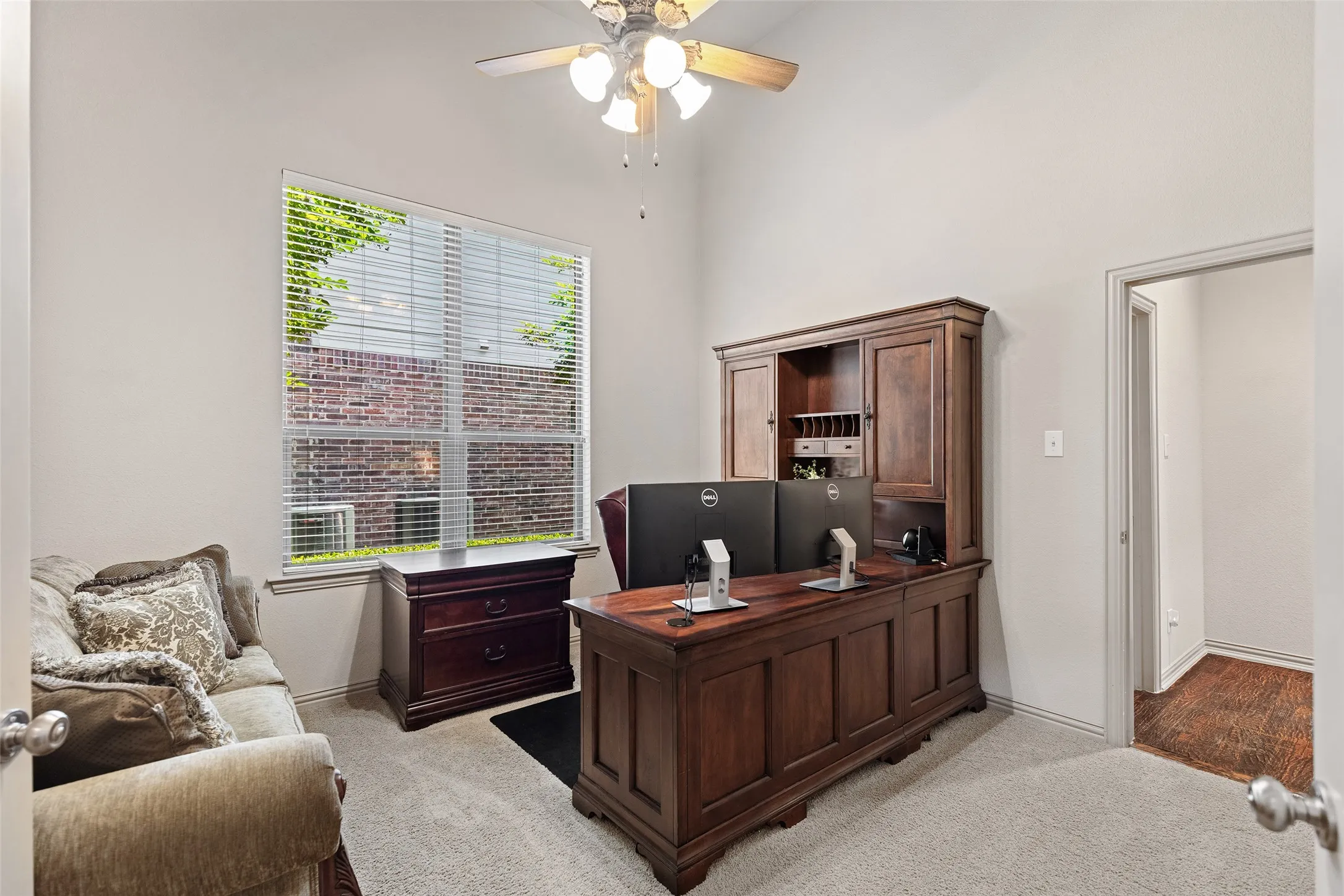 1st Floor Bedroom, currently being used as an office.