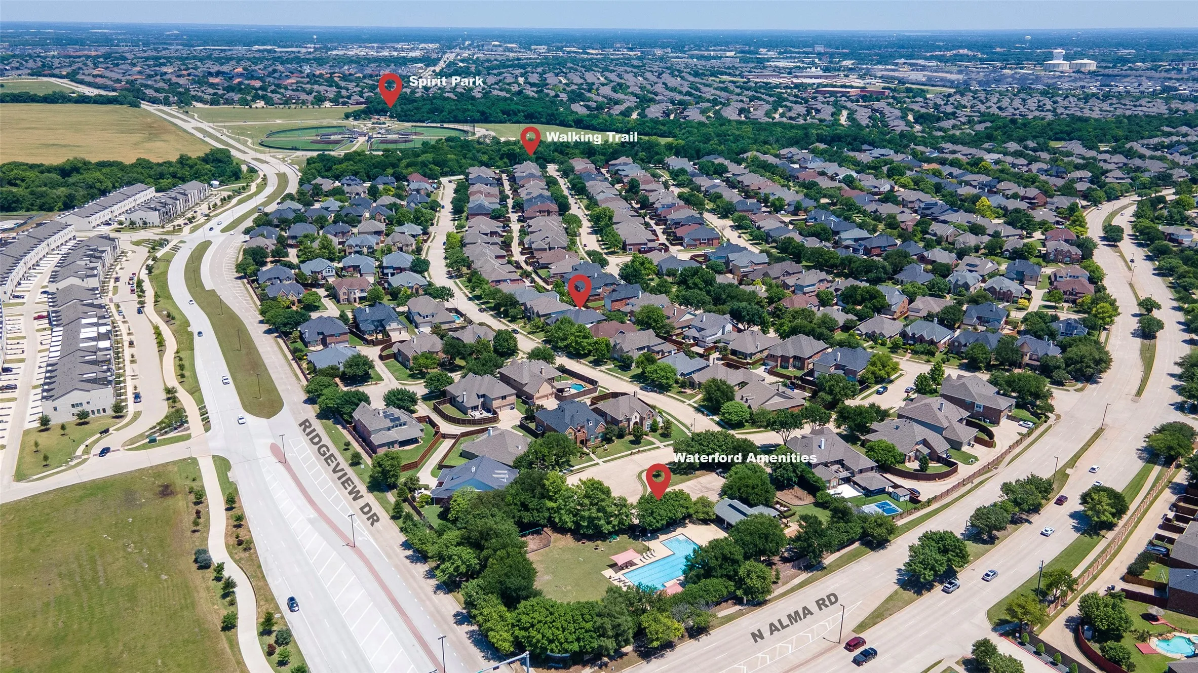 Enjoy a lifestyle where the Waterford amenities, scenic walking trails, and Spirit Park are all conveniently close to home.