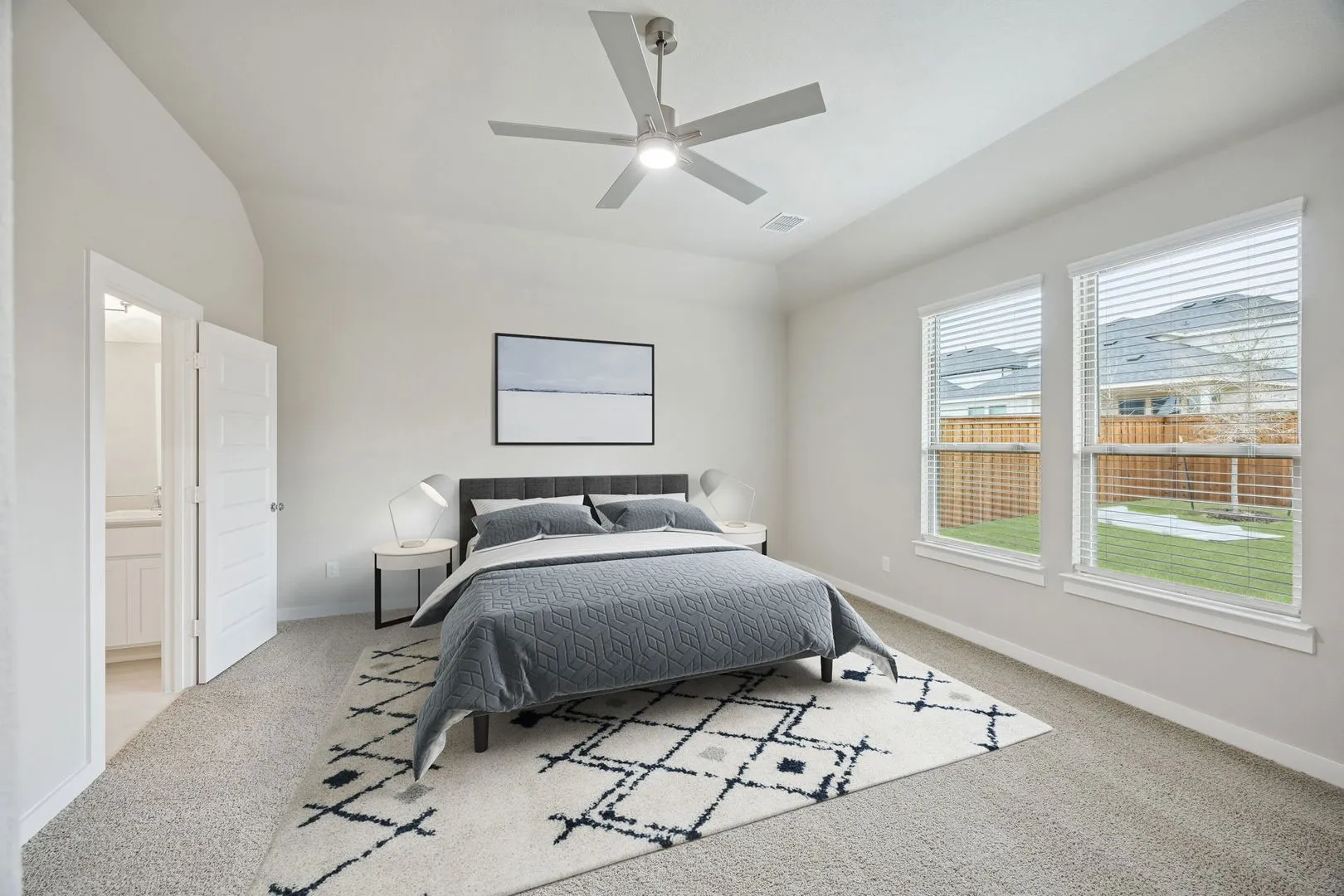 Primary Suite in the Stanley II home plan by Trophy Signature Homes – REPRESENTATIVE PHOTO