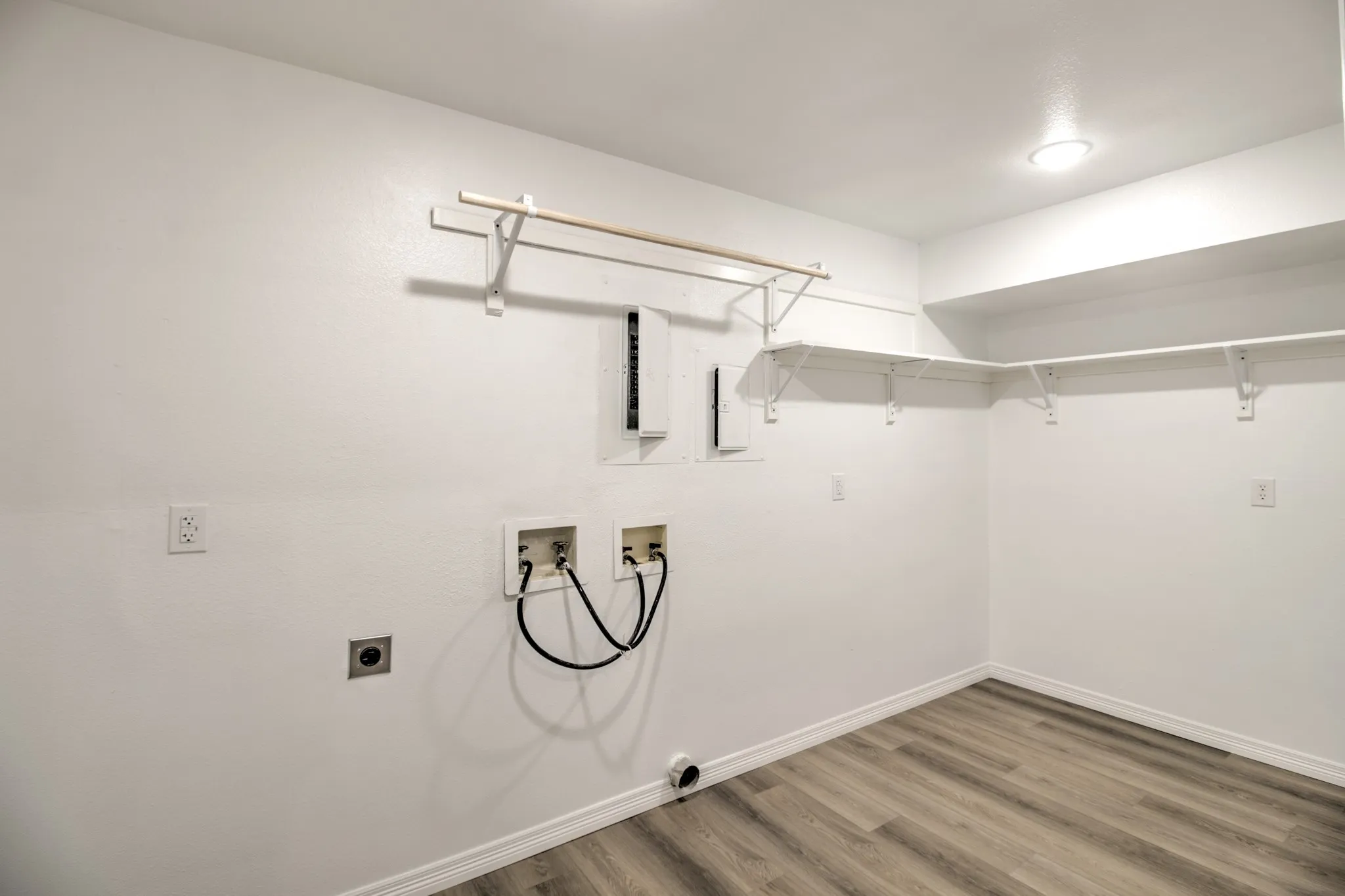 Large Laundry room.