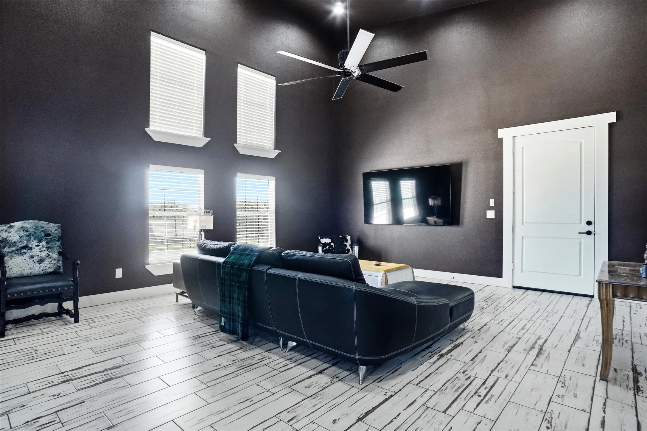 Comfortable separate quarters for extended family and guests.