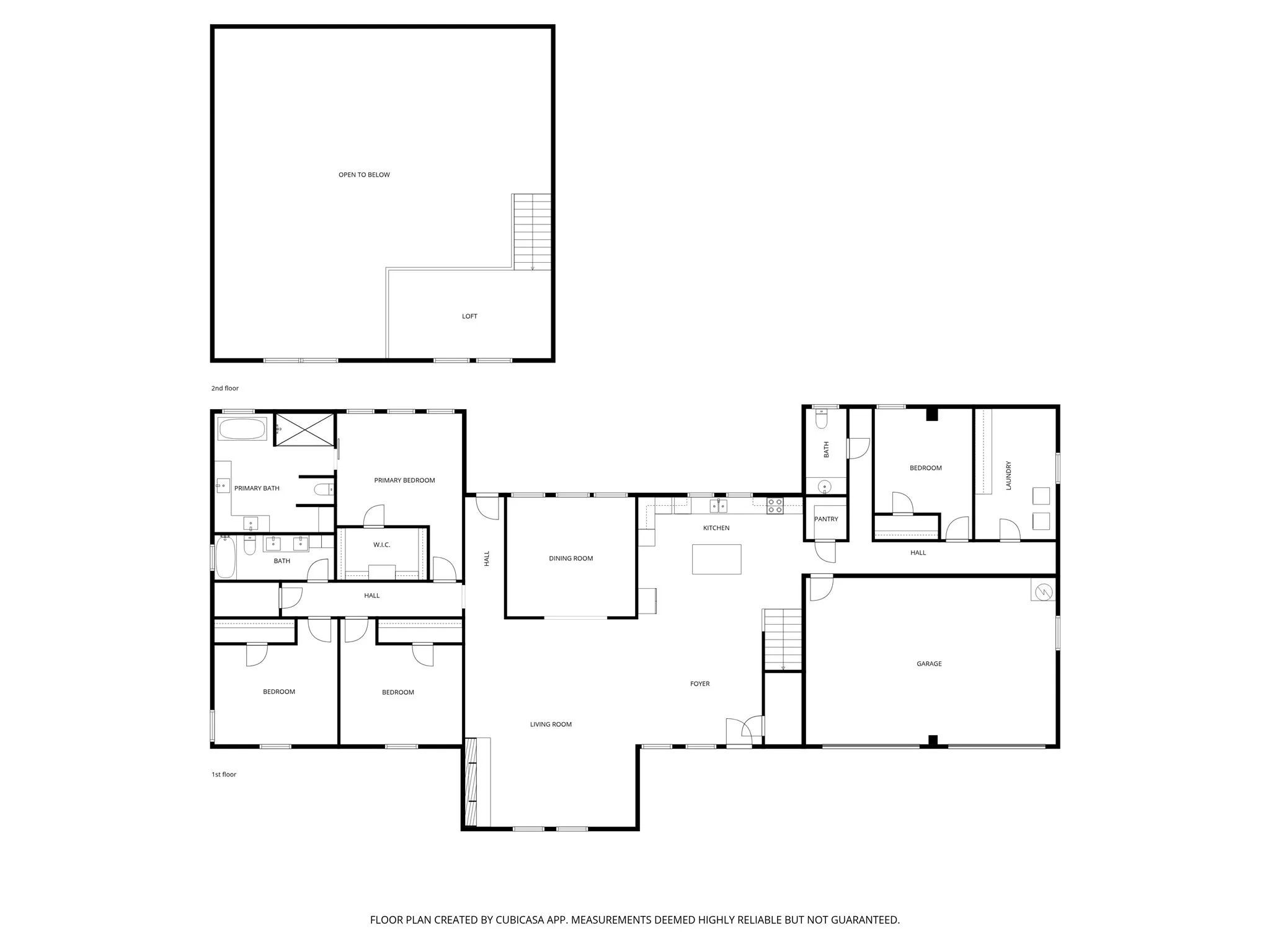 Main residence floorplan.