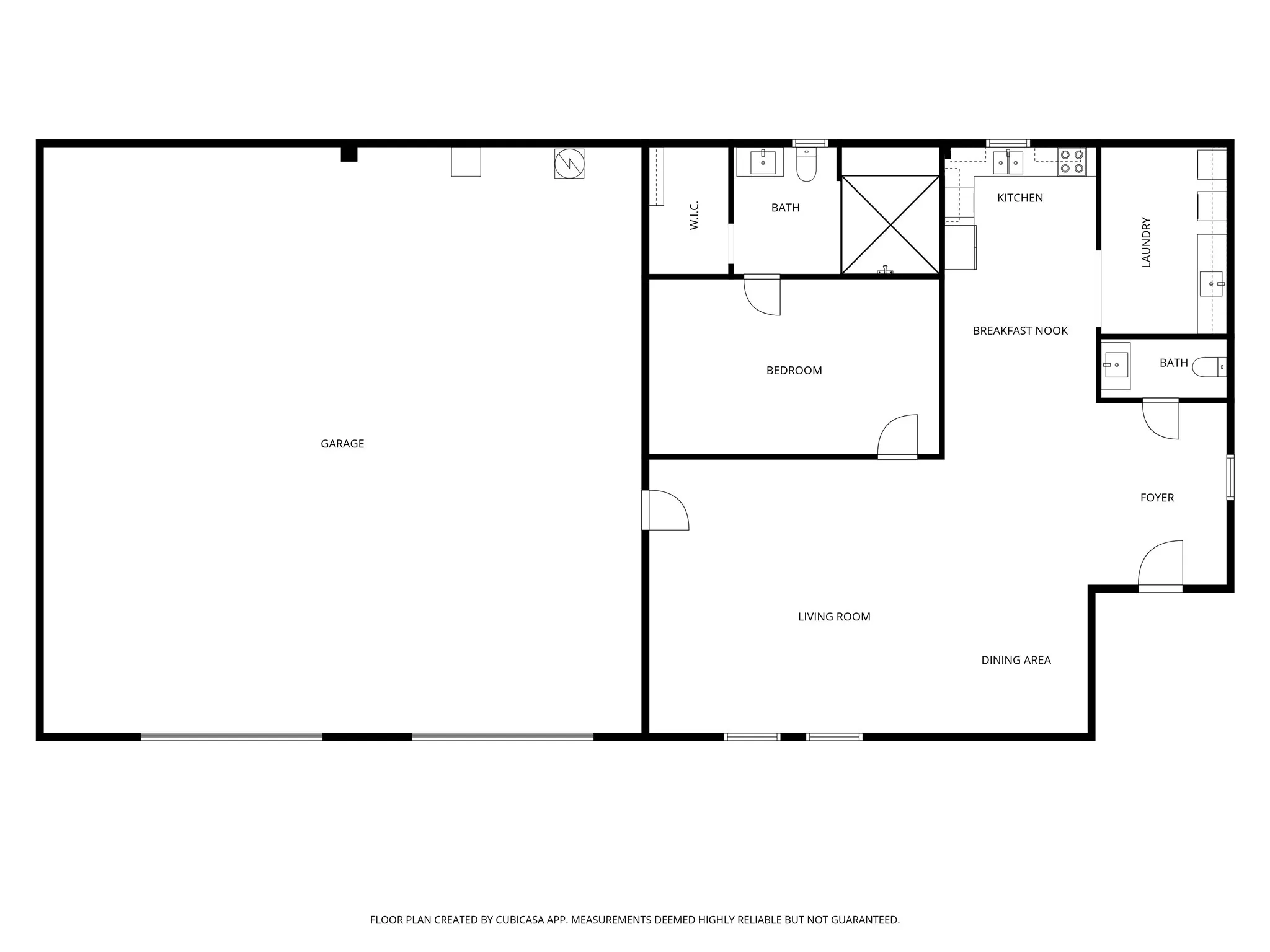 "Shop building" floor plan.