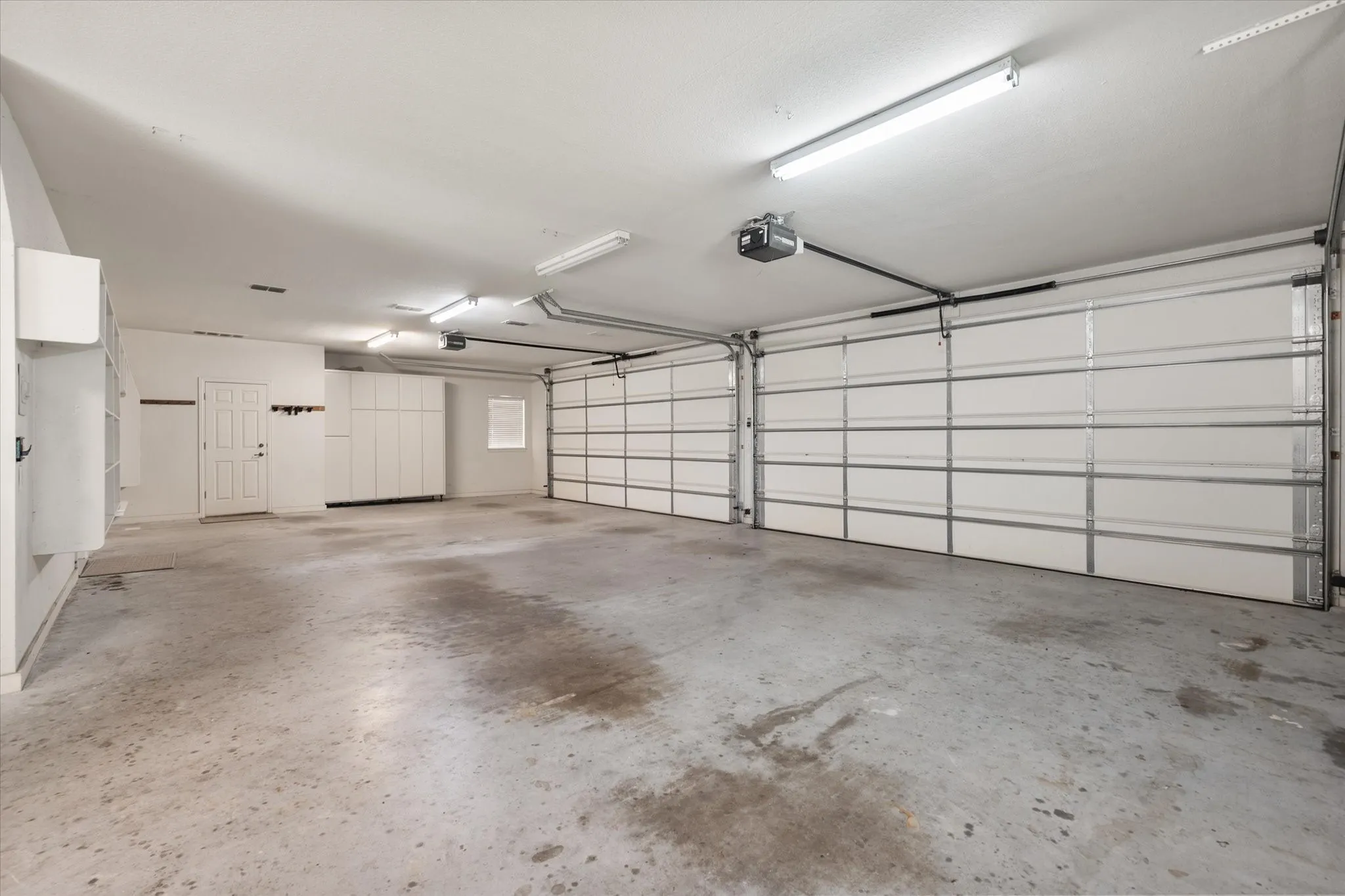 Spacious 4 car garage.