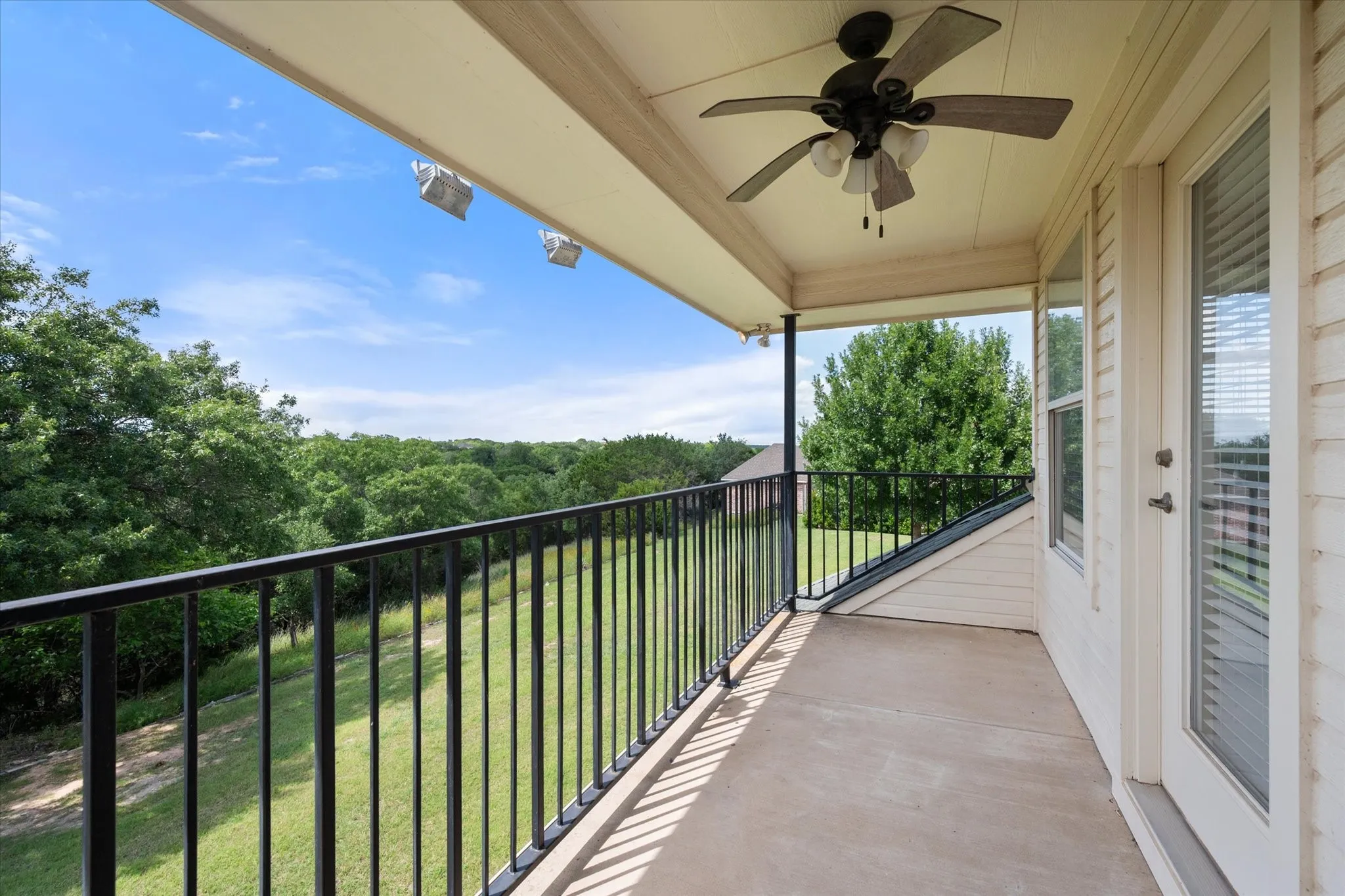 Balcony from the second story flex space.