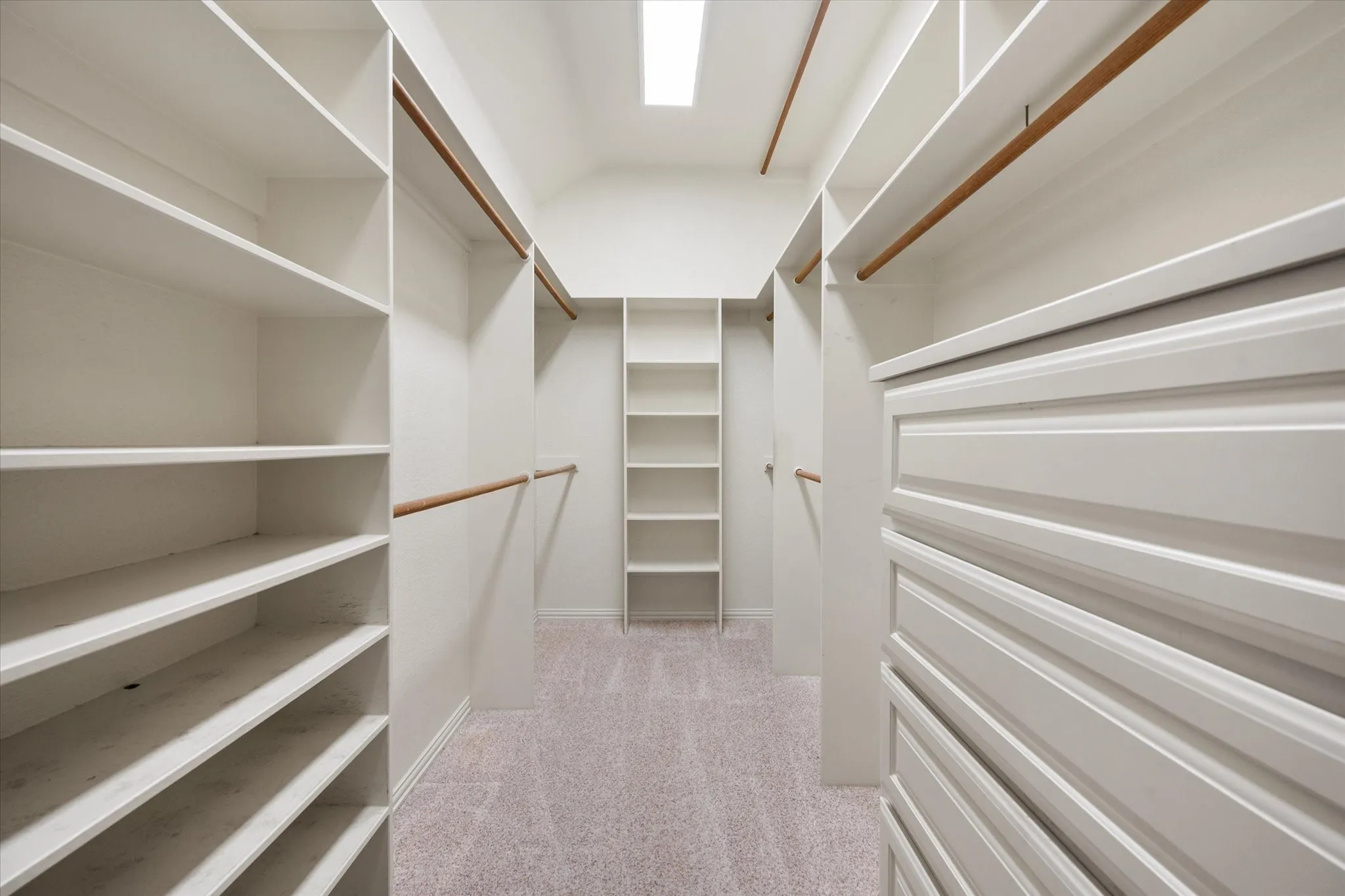 Large walk-in closet.
