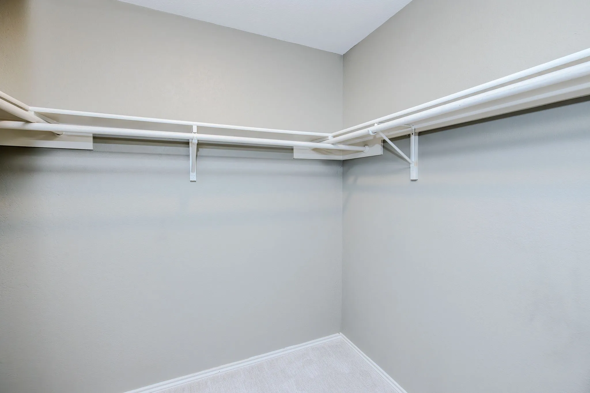 Primary walk in closet
