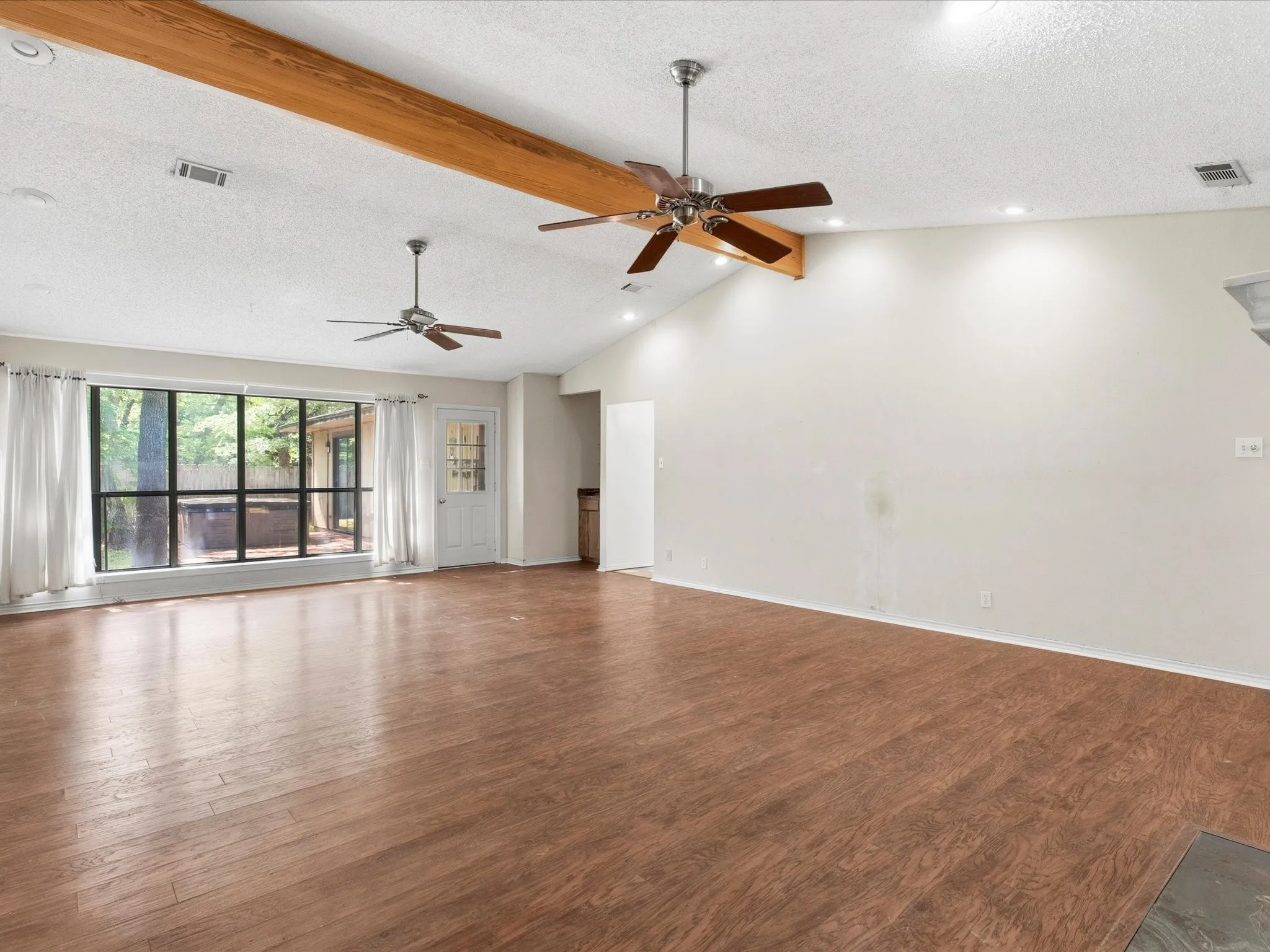 Vaulted ceiling