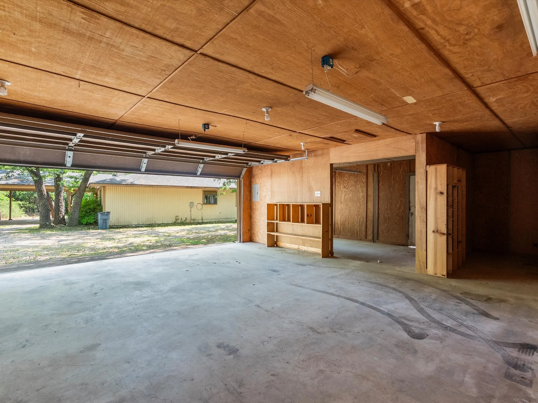 Extra storage/workshop room in garage.