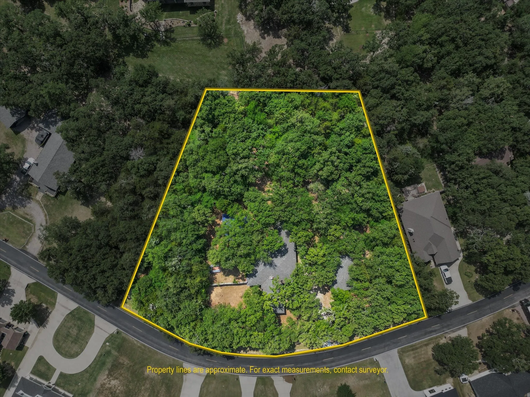1.28 acres of total privacy!