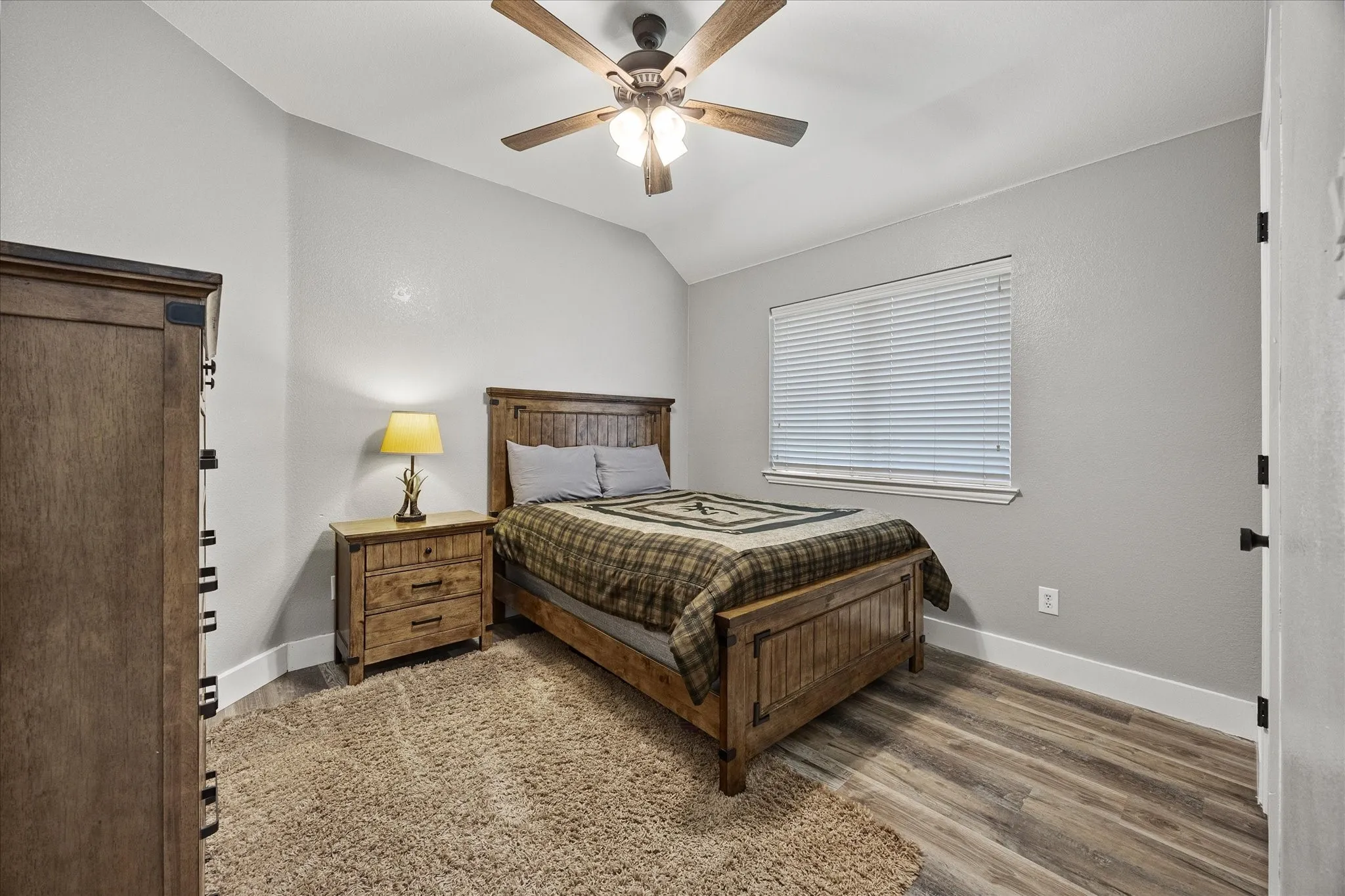 The secondary bedrooms have ceiling fans and share a nicely updated bathroom.