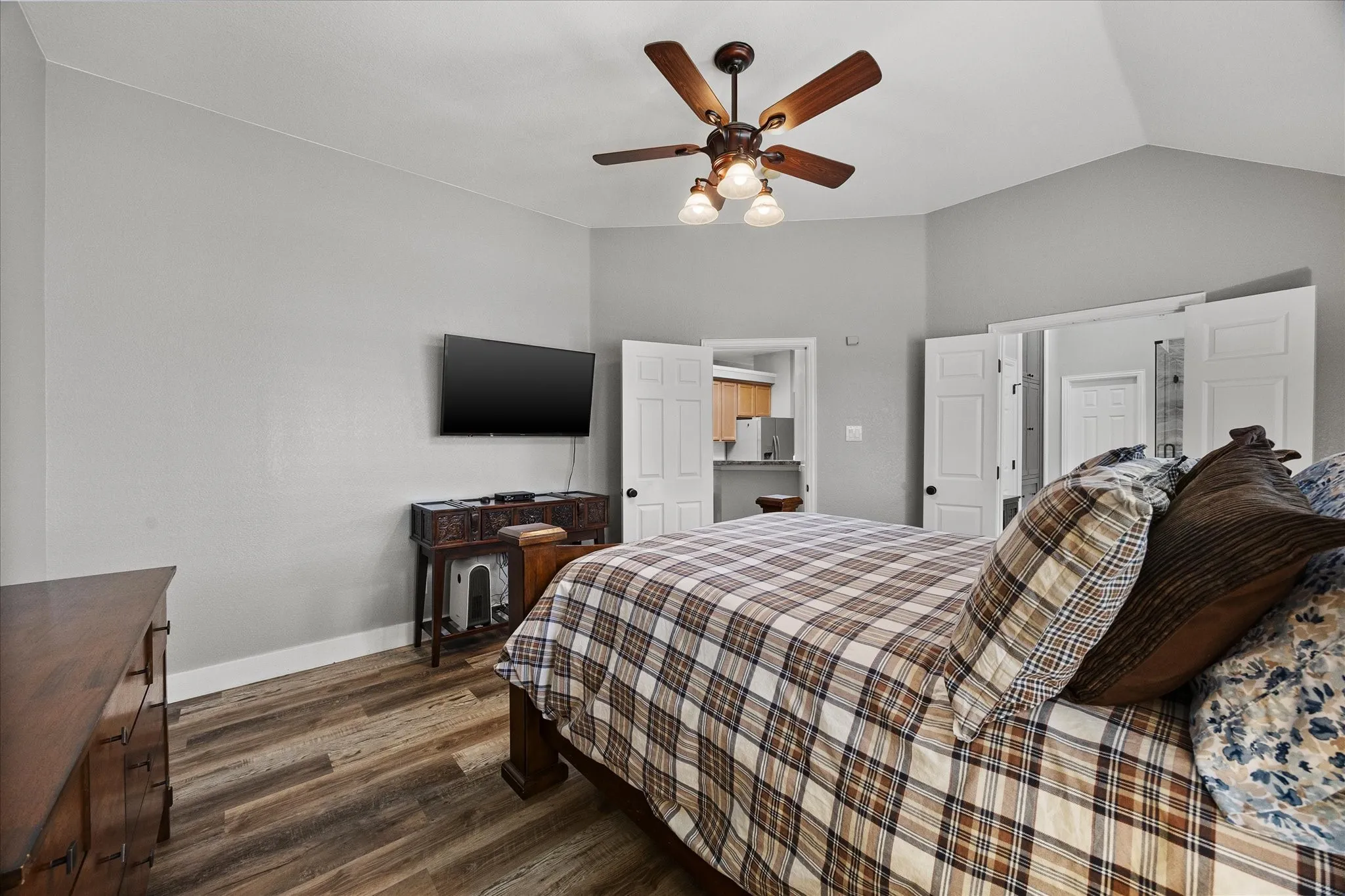 Alternate view of the primary suite.