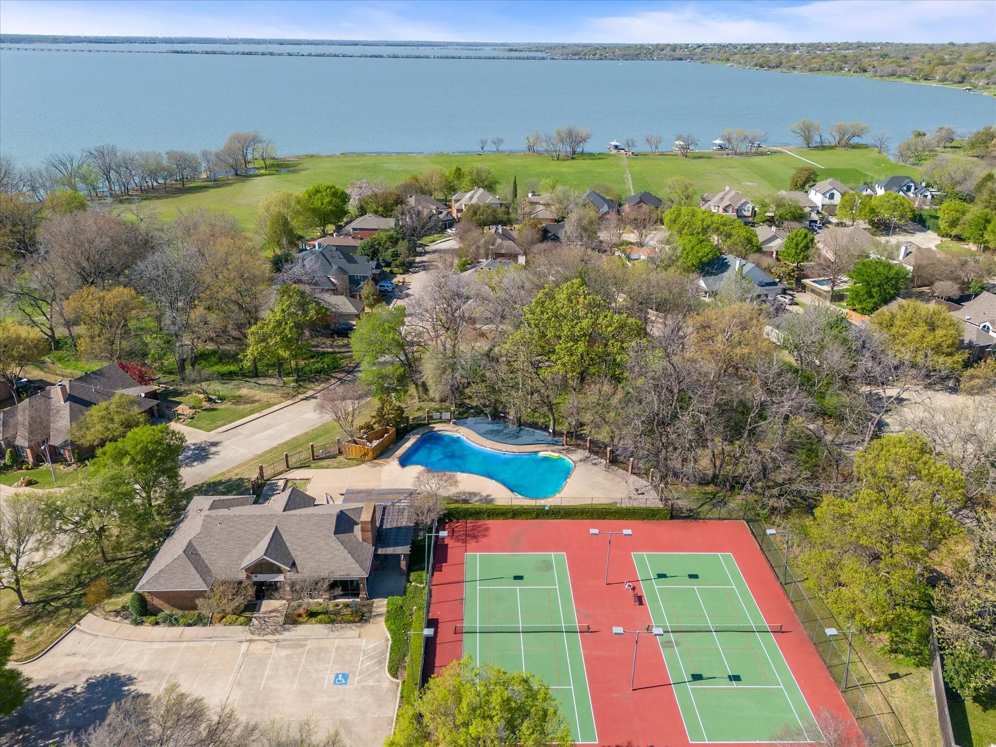 Turtle Cove amenities include a clubhouse, pool, kiddie pool and tennis-pickleball courts.