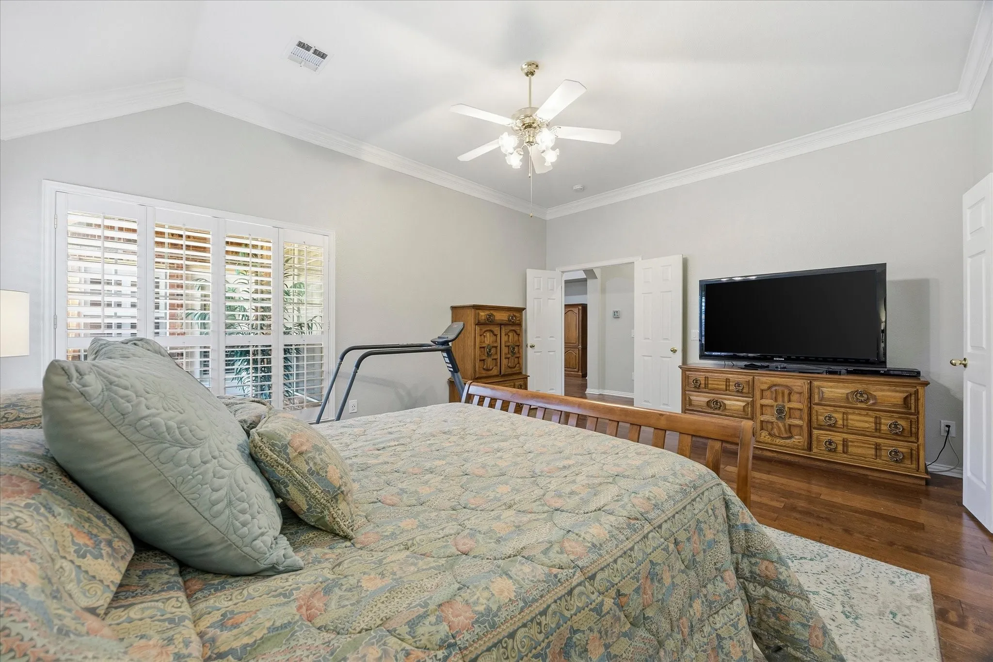 Alternate view of the primary bedroom.
