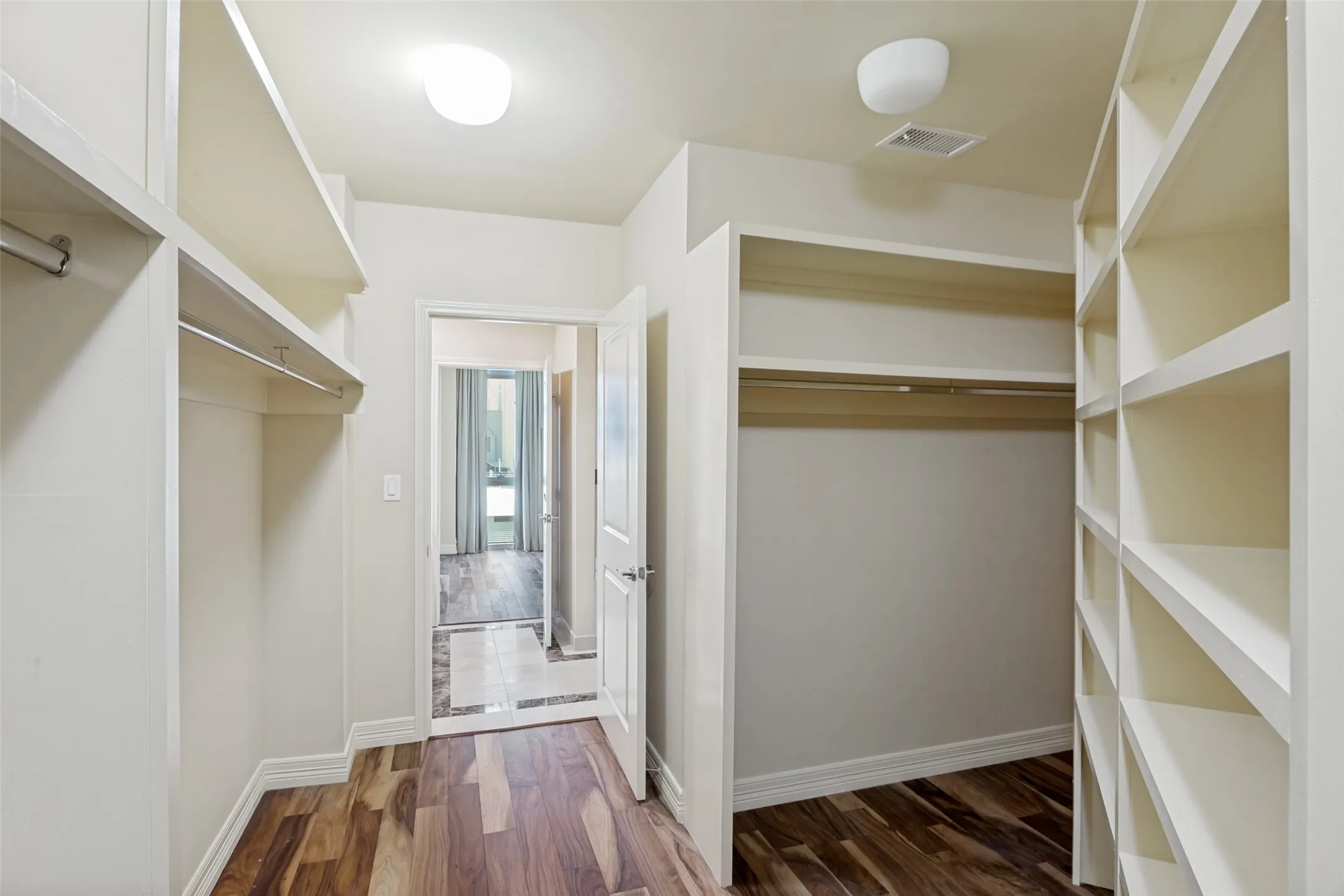 So much hanging and Storage Space.