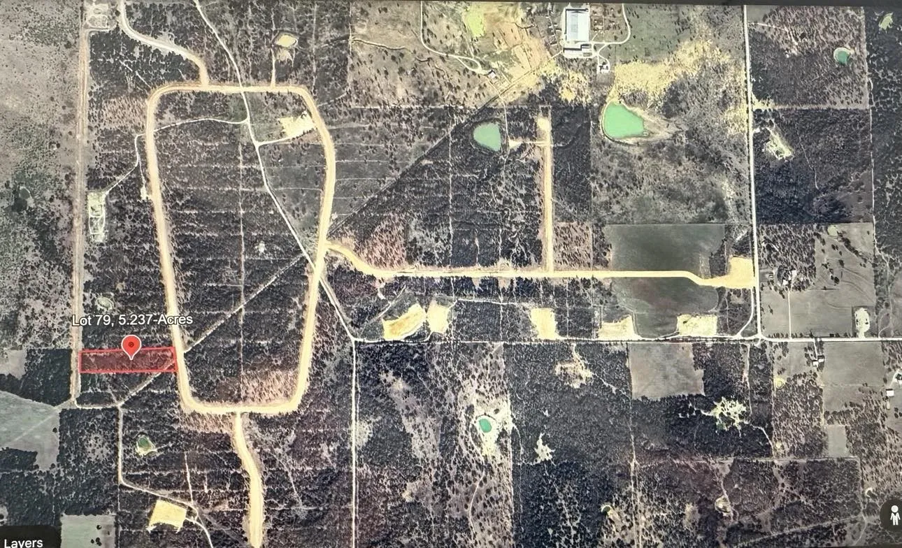 Aerial view of the community, and Lot No. 79