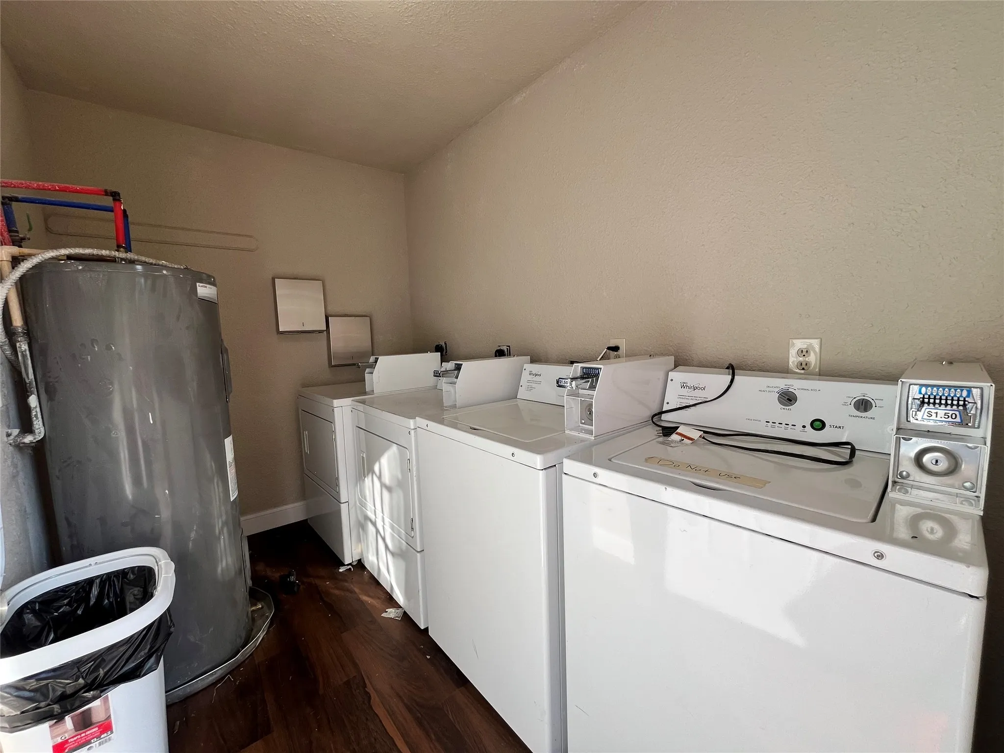 This apartment provides a laundry room for tenant's use.