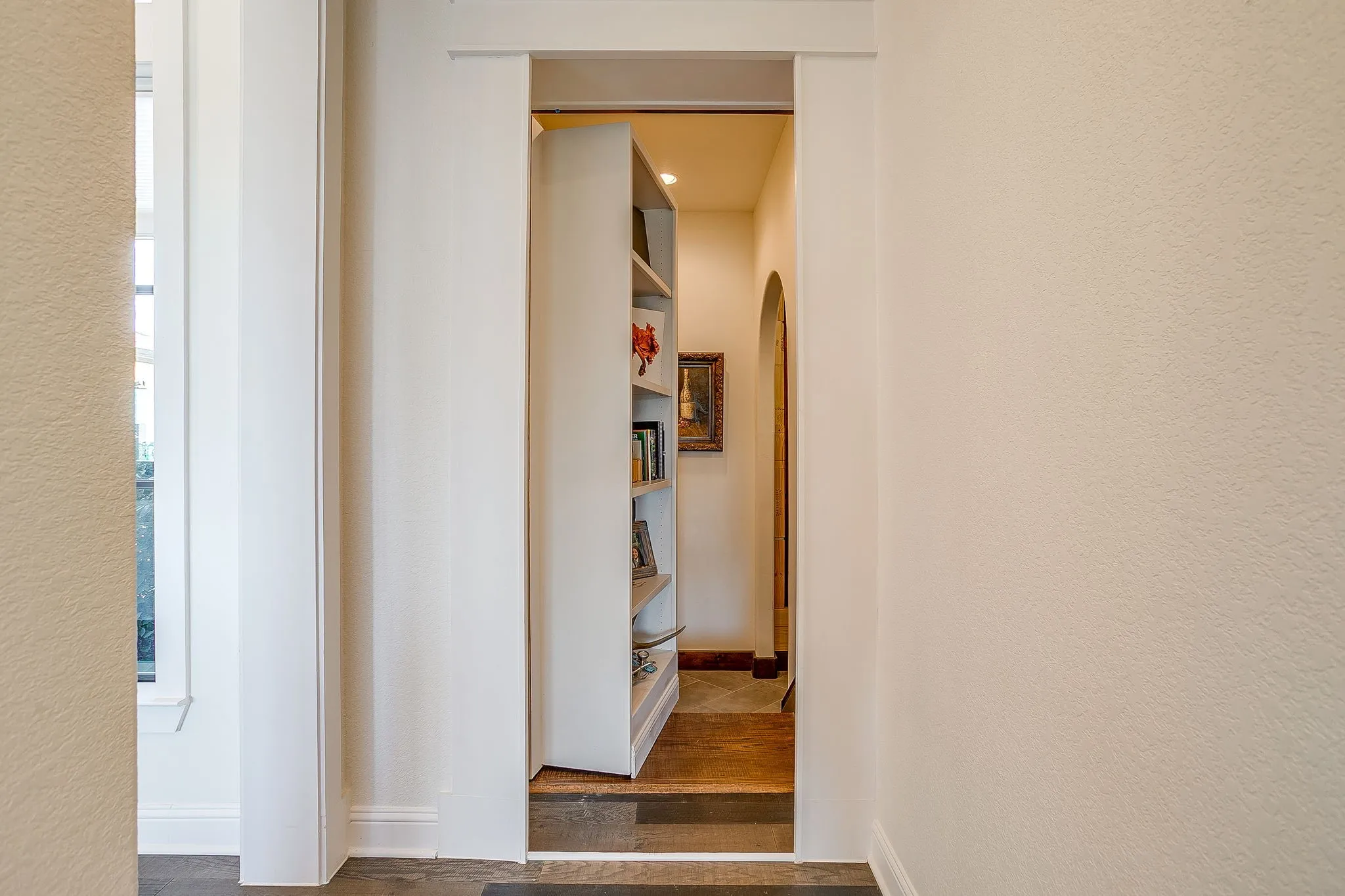 Speakeasy Entry to wine cellar