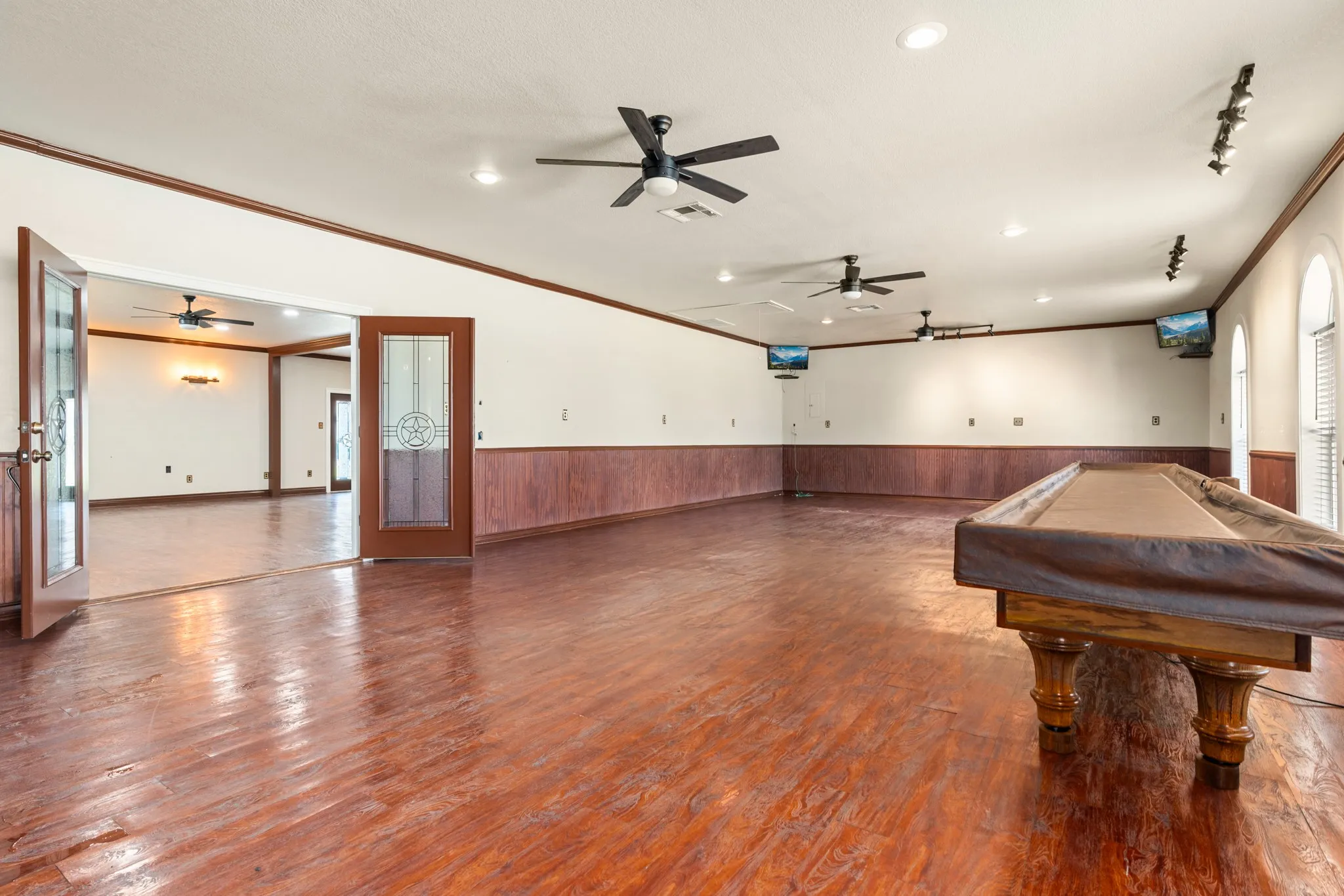 Game room area in the event house