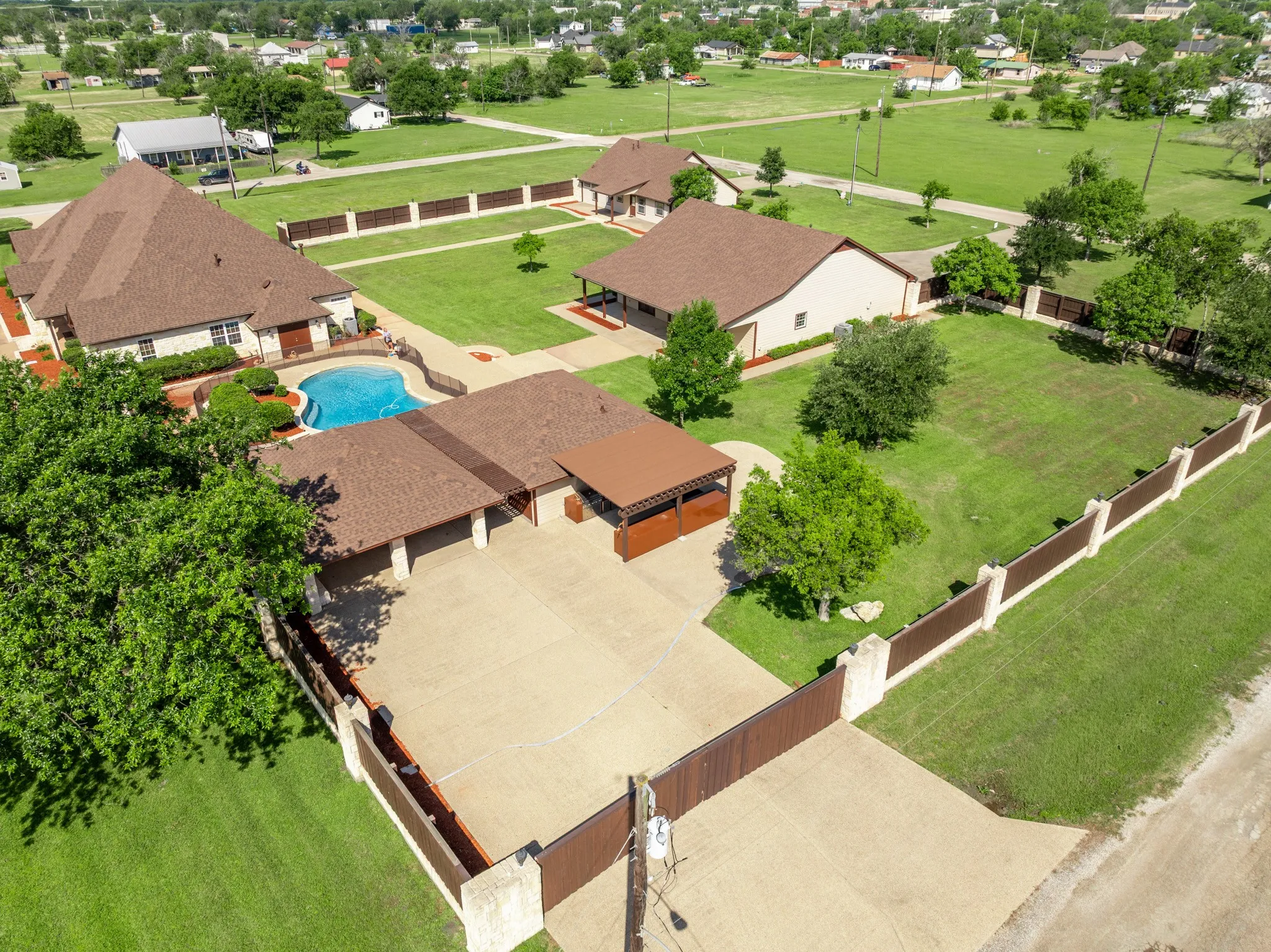 Extra wide gate and driveway
