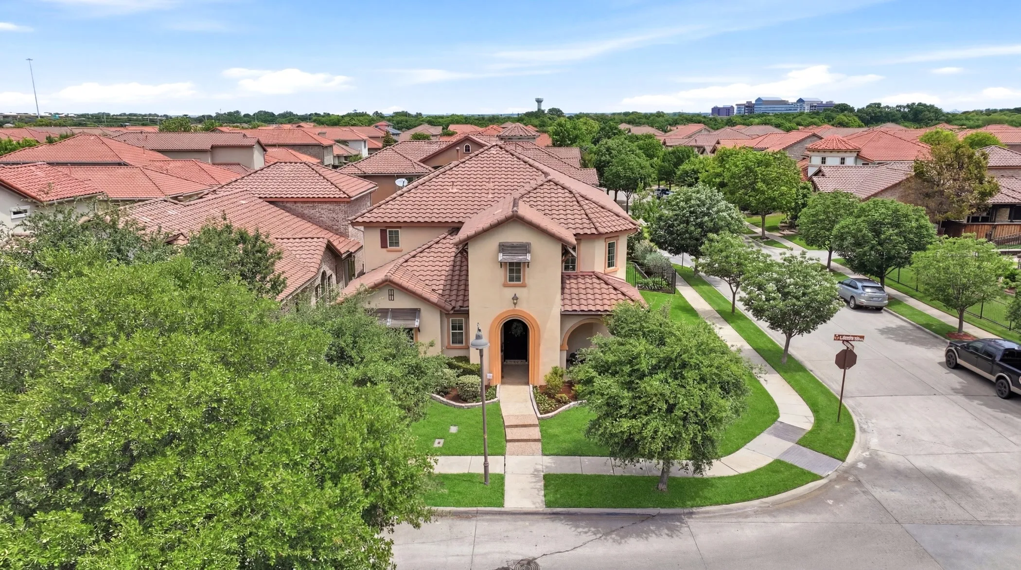 Desirable corner lot