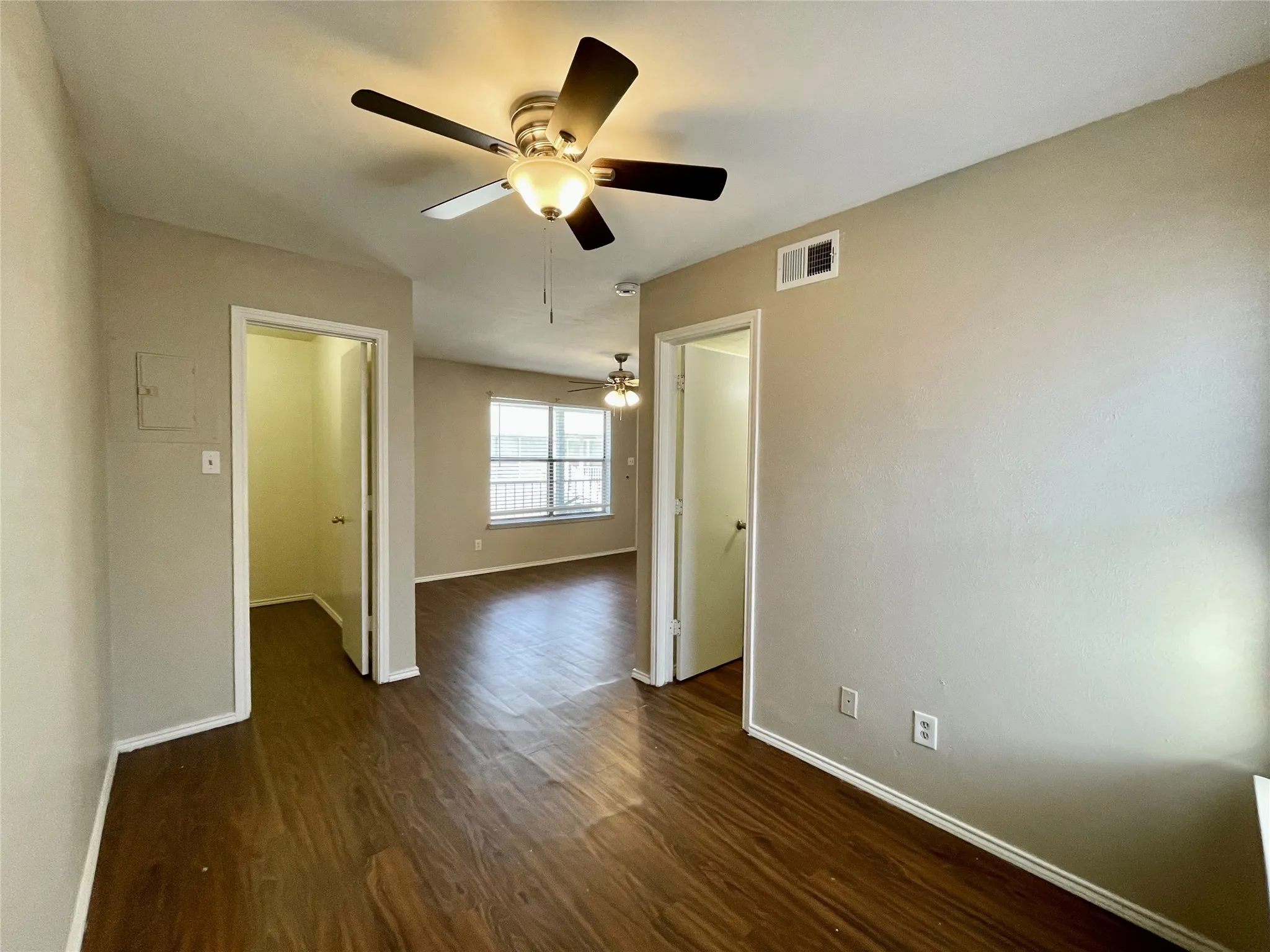 This is a great versatile space for sewing, a play room, or an office.