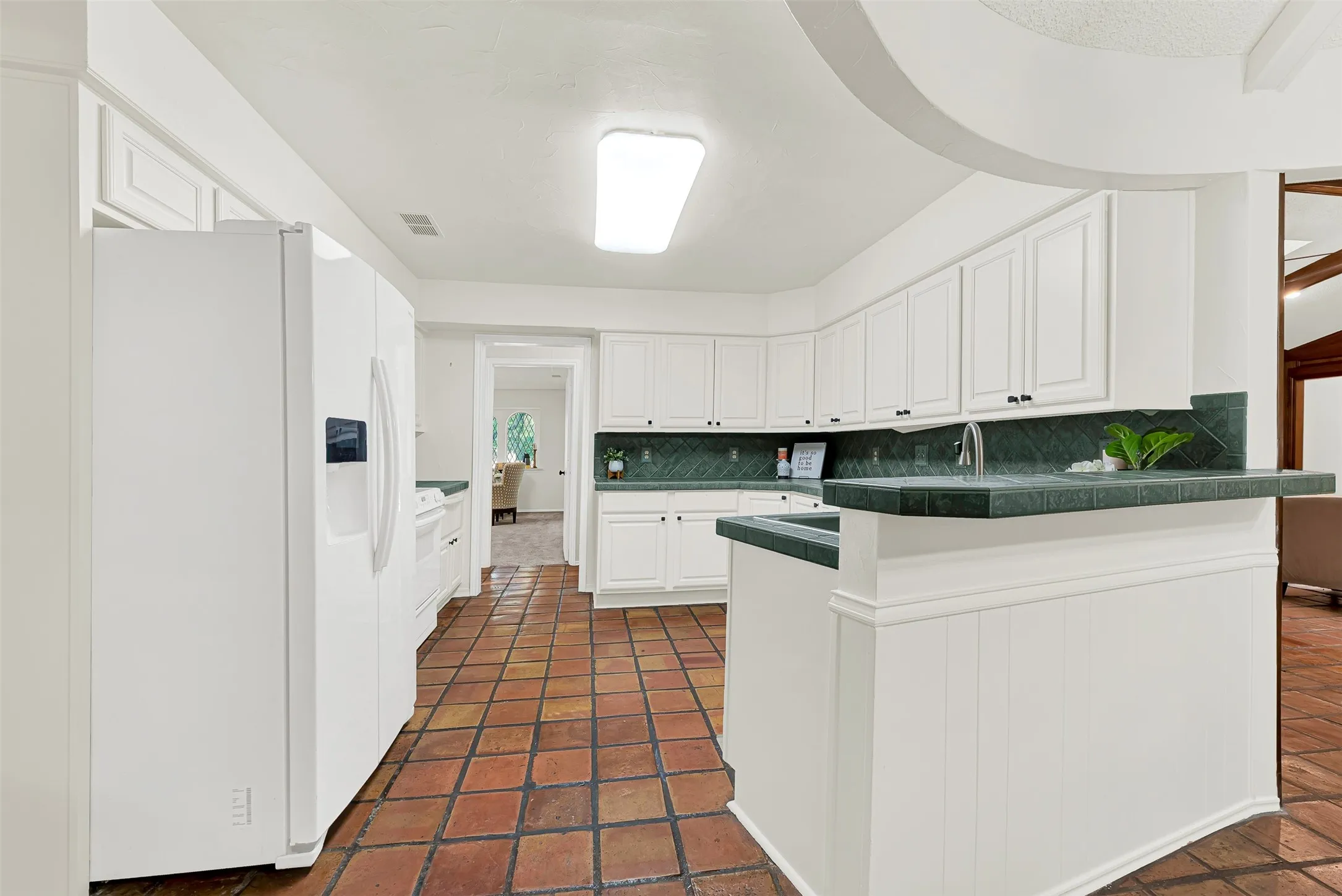 Freshly updated kitchen will make cooking a breeze.