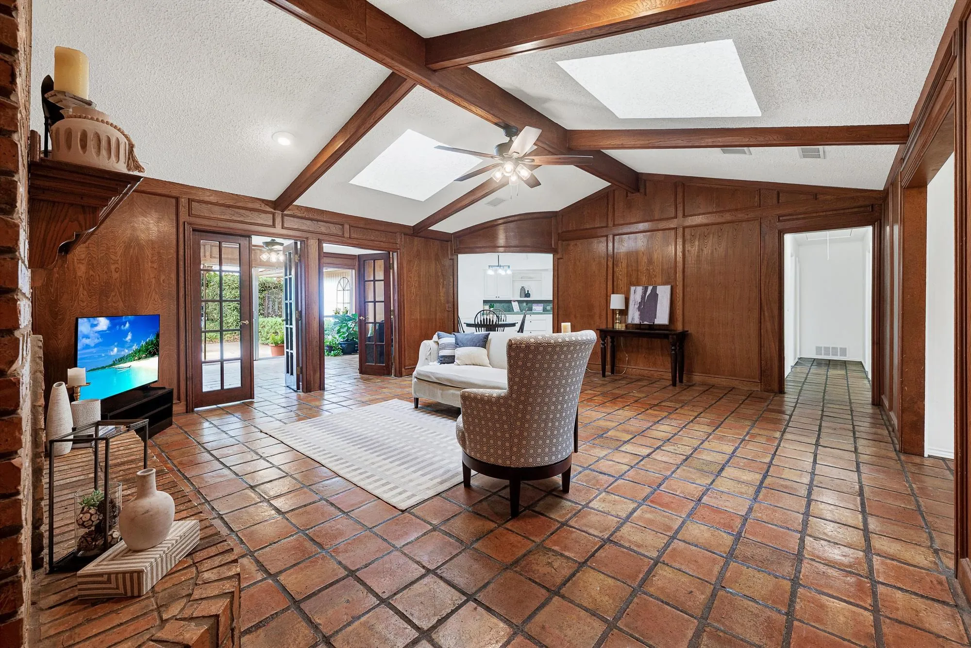 Oversized Livingroom that ankers the home for the whole family.